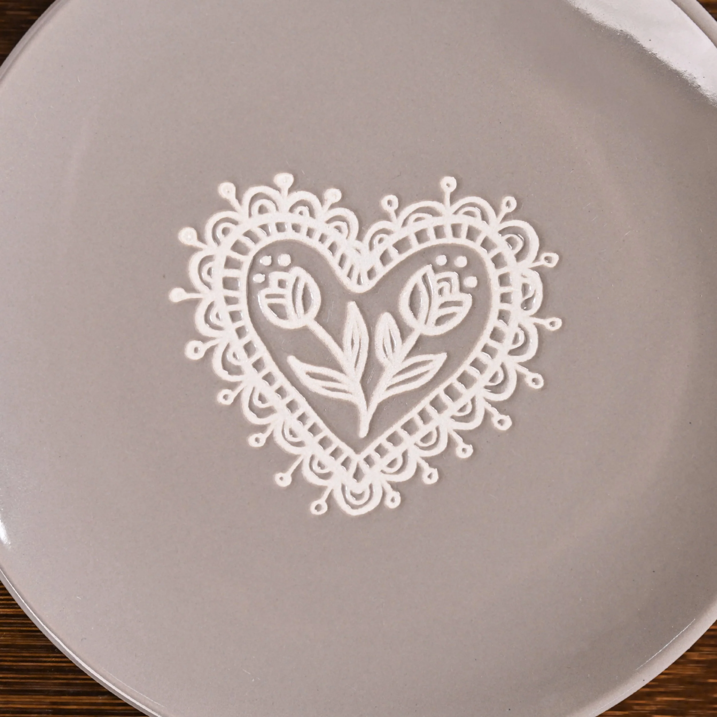 Hearty Ceramic Dessert Plate Taupe Grey Set Of 2 15cm - Image 6