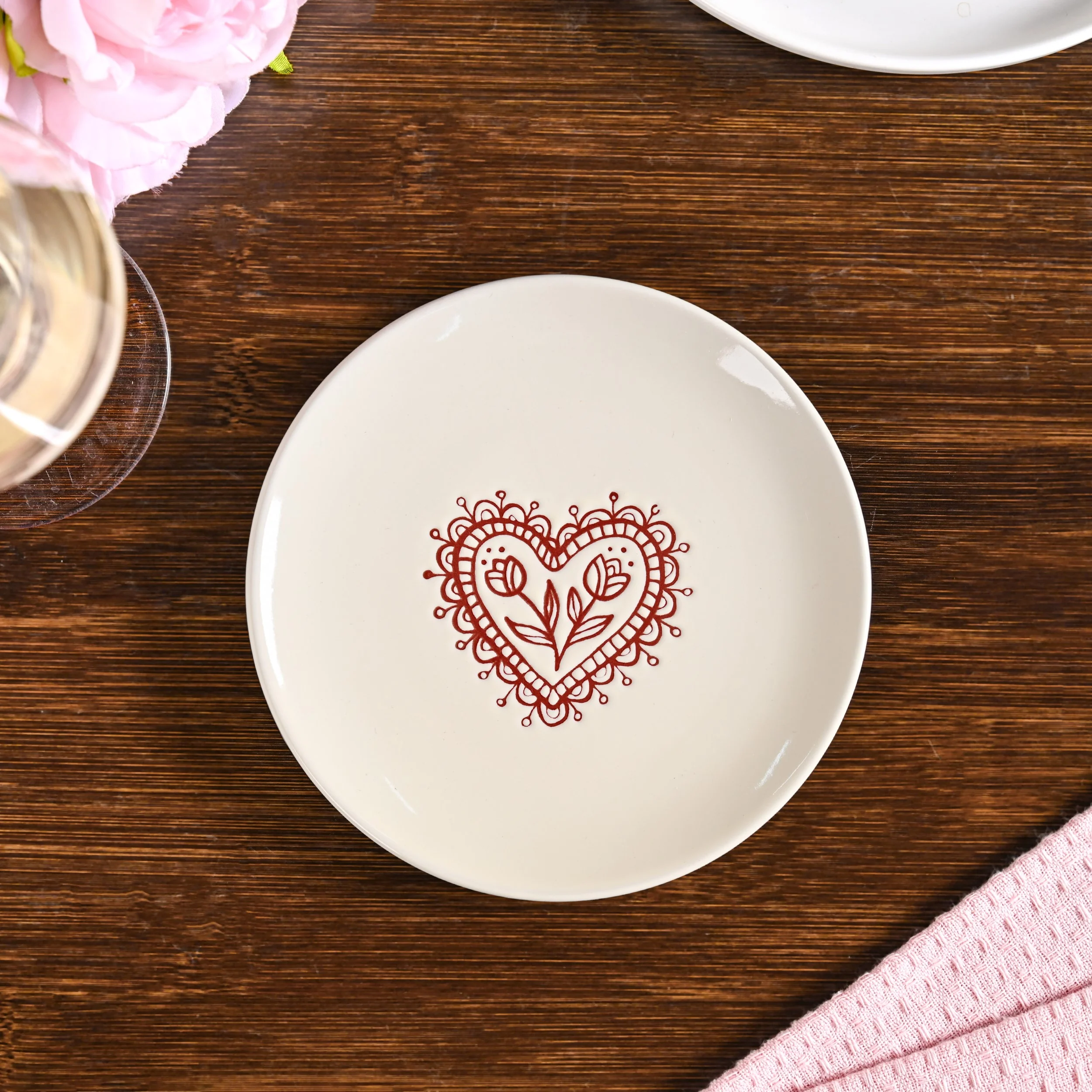 Hearty Ceramic Small Plate Cream Set Of 2 15cm - Image 7