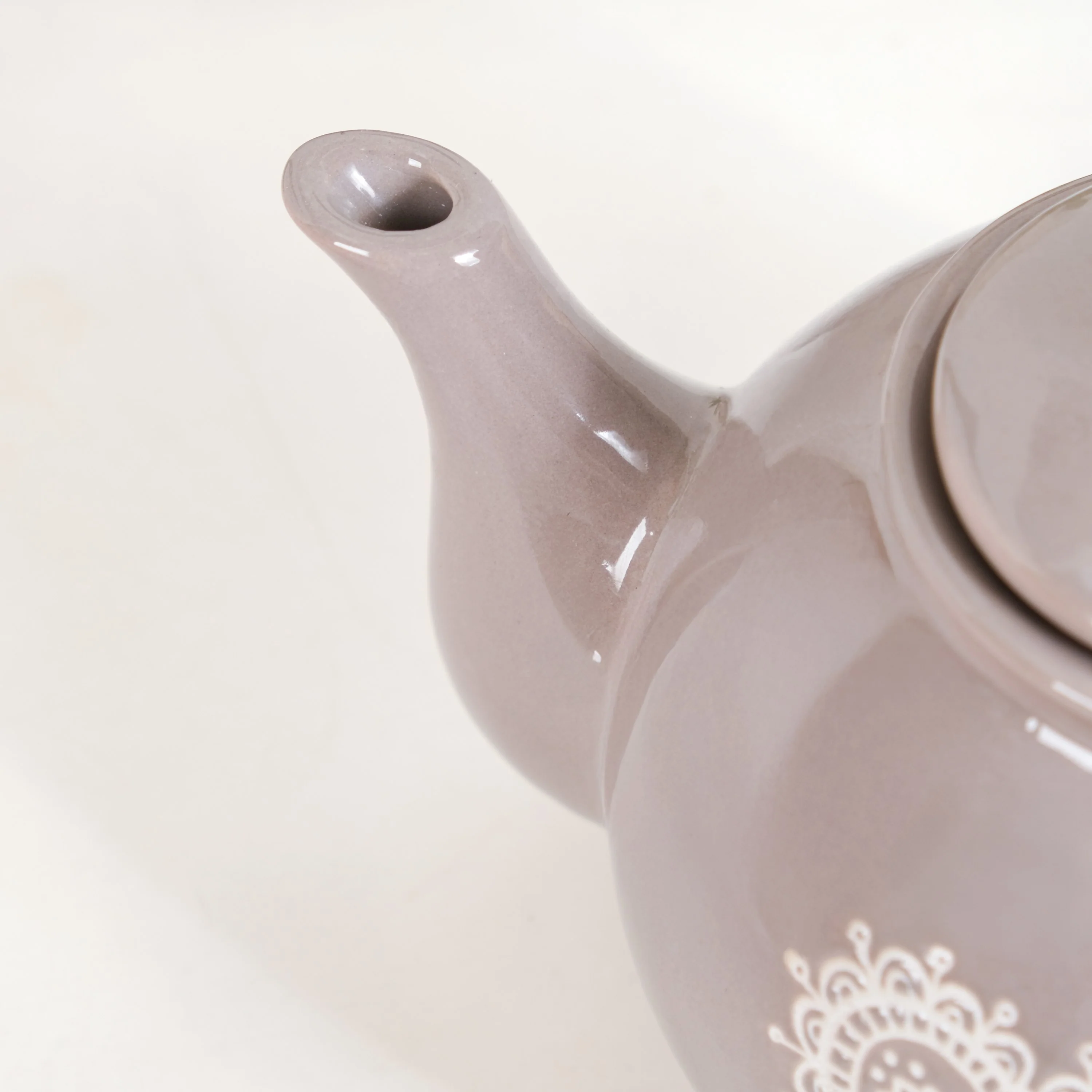 Hearty Ceramic Tea Pot Grey 1000ml - Image 5