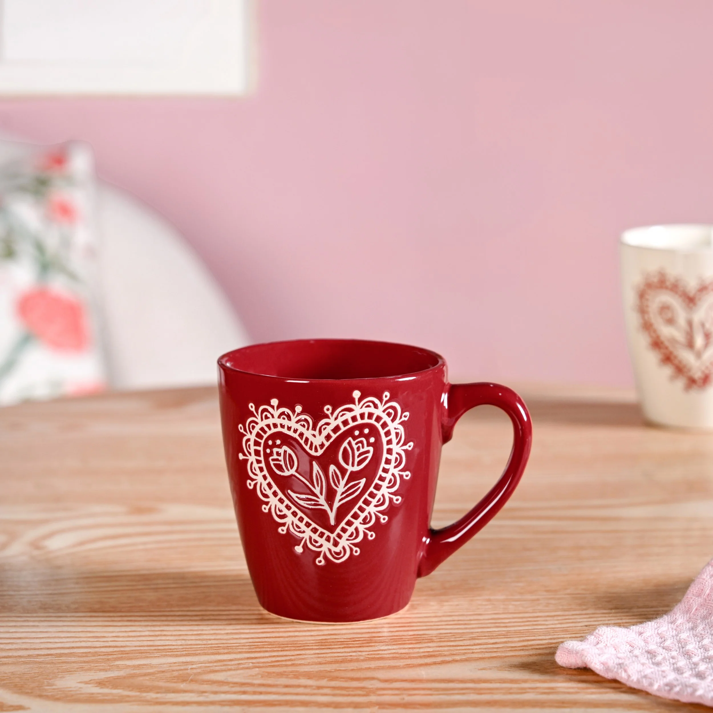 Hearty Floral Cup Set Of 6 210ml - Image 6