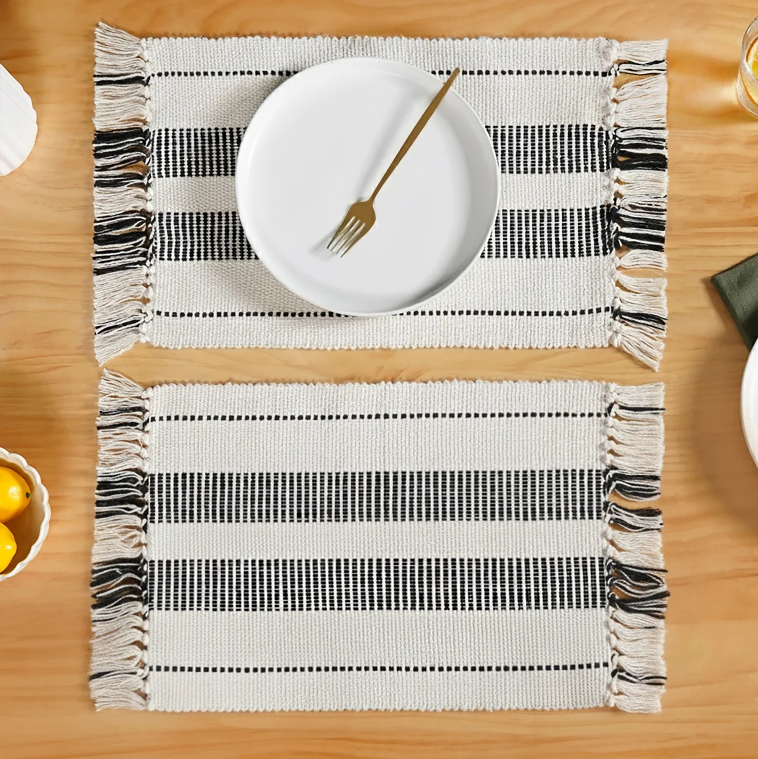 Heritage Loom Fringed Placemat Set Of 6 - Image 2