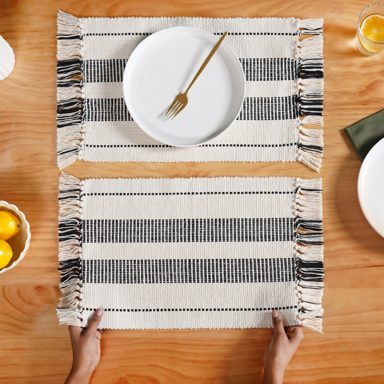 Heritage Loom Fringed Placemat Set Of 6 - Image 3