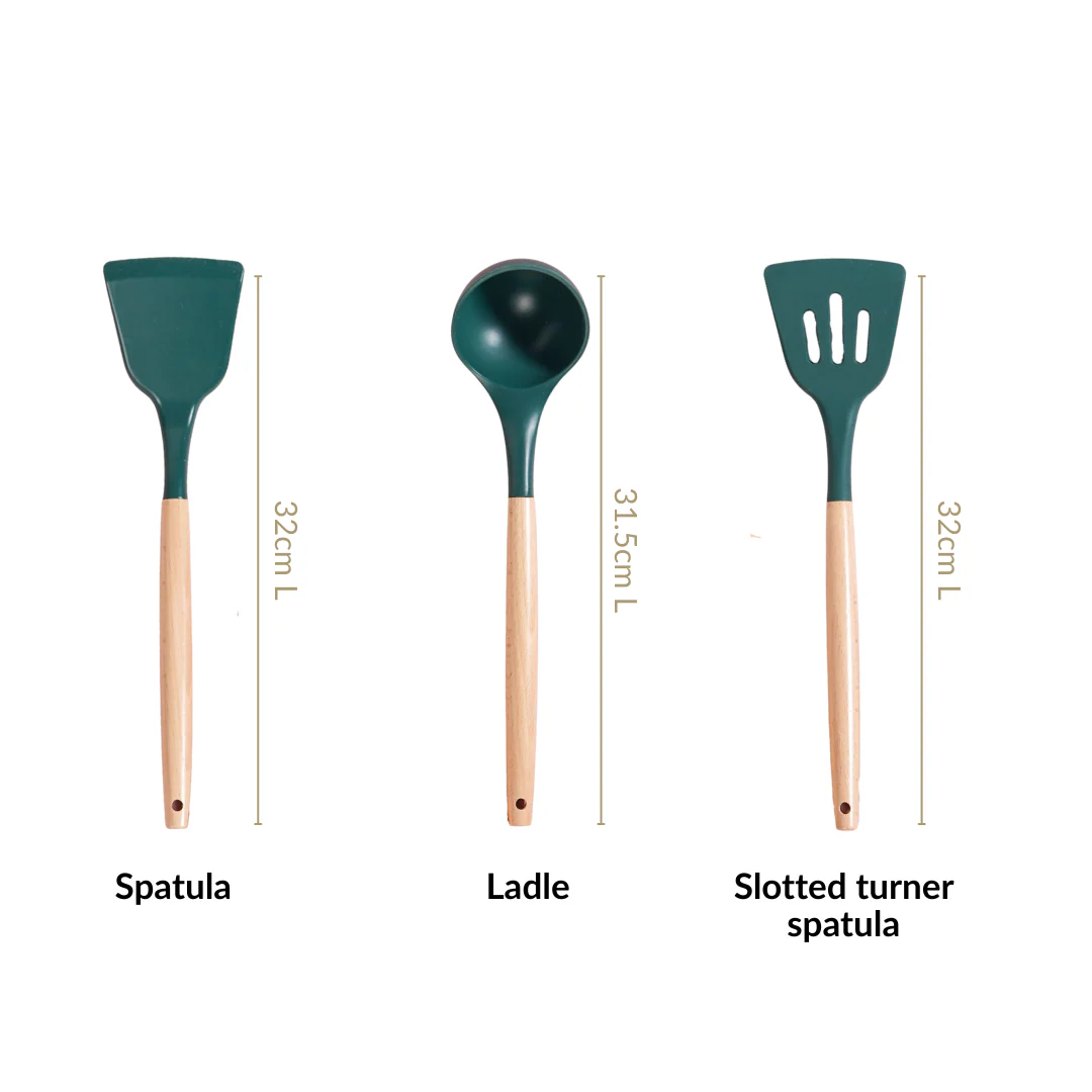 Home Chef Gift Hamper With Spatula Apron Mitten And Hand Towel - Image 4