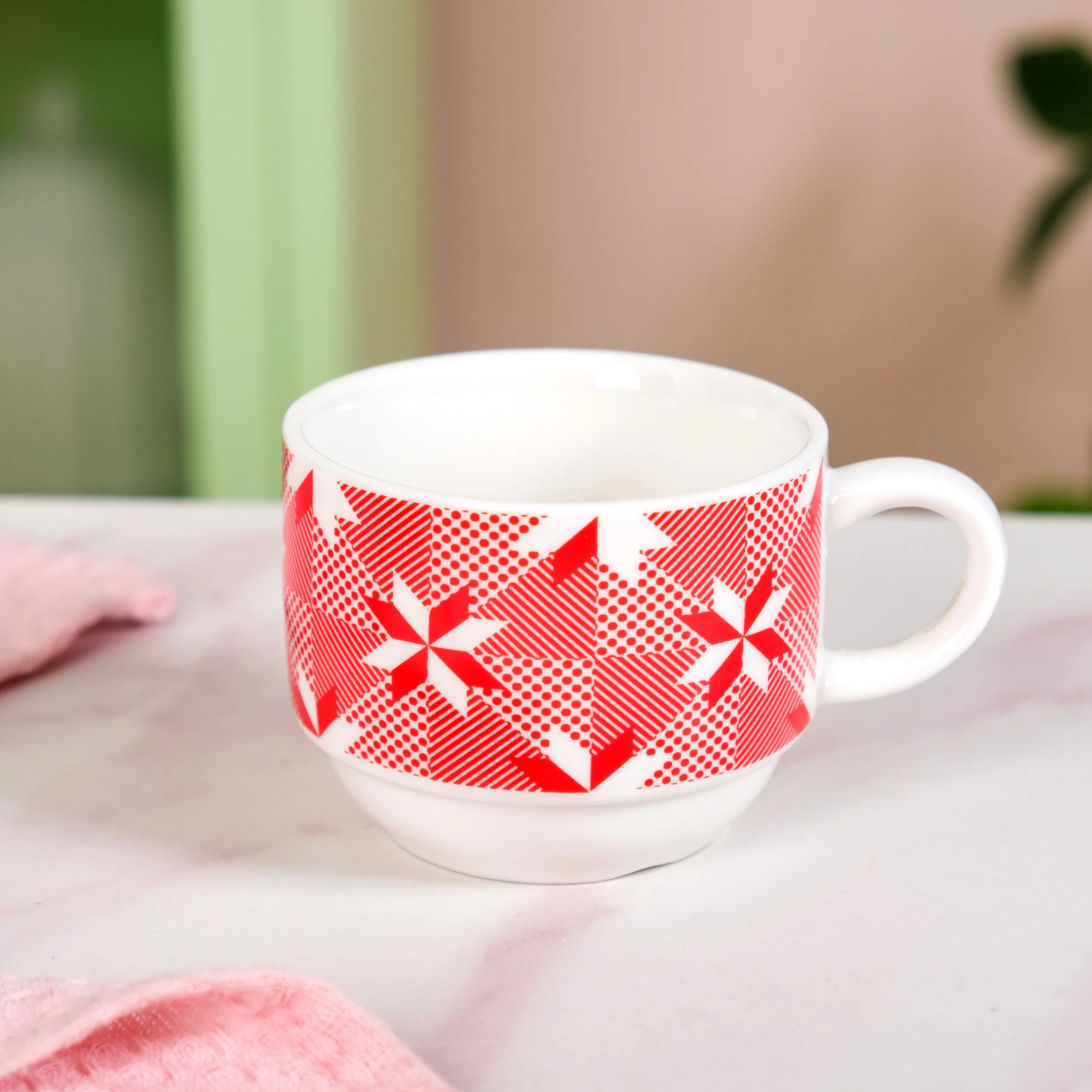 Hot Chocolate Cup Spoon And Coaster Gift Set Of 6 - Image 7
