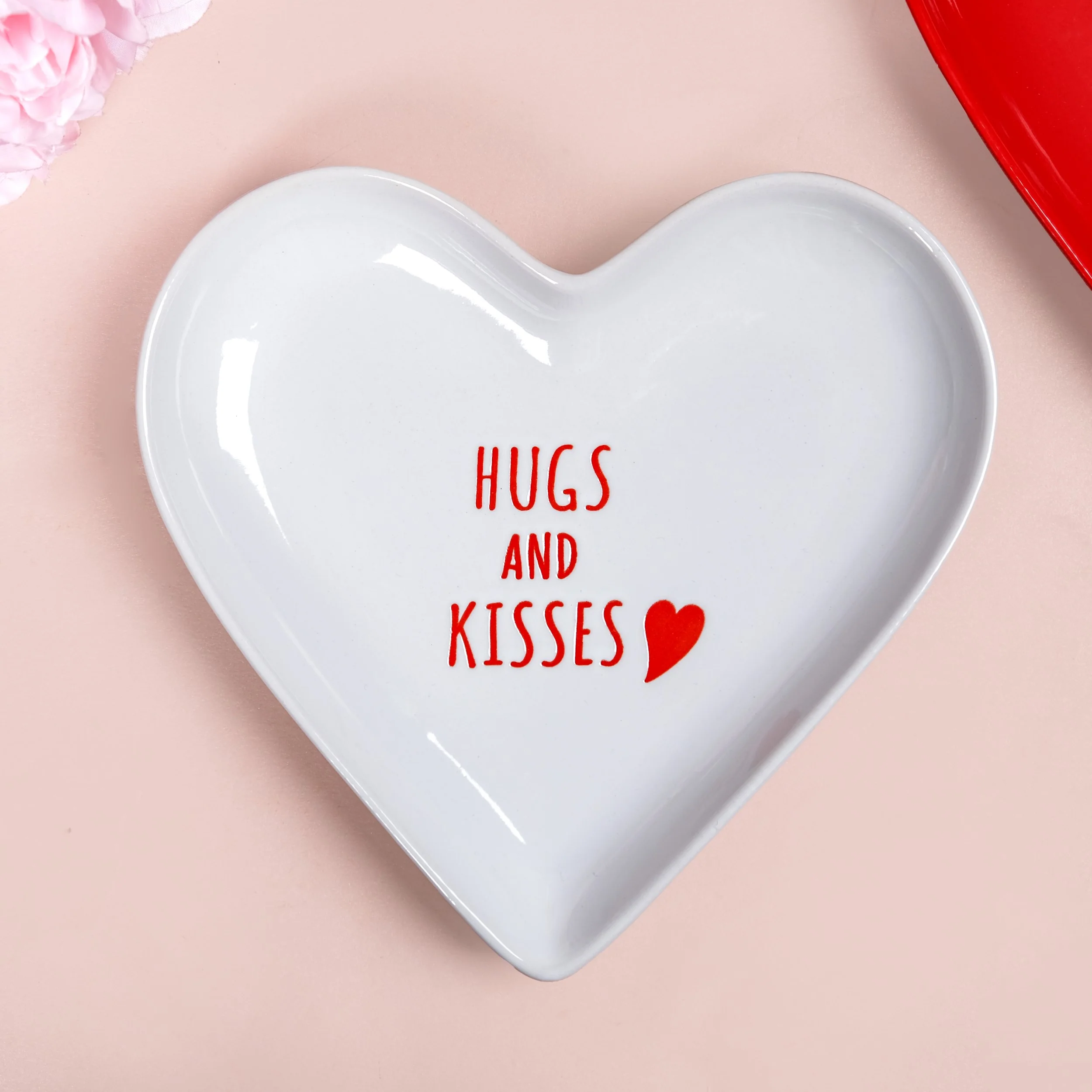 Hugs And Kisses Ceramic Snack Plate Set Of 2 - Image 5