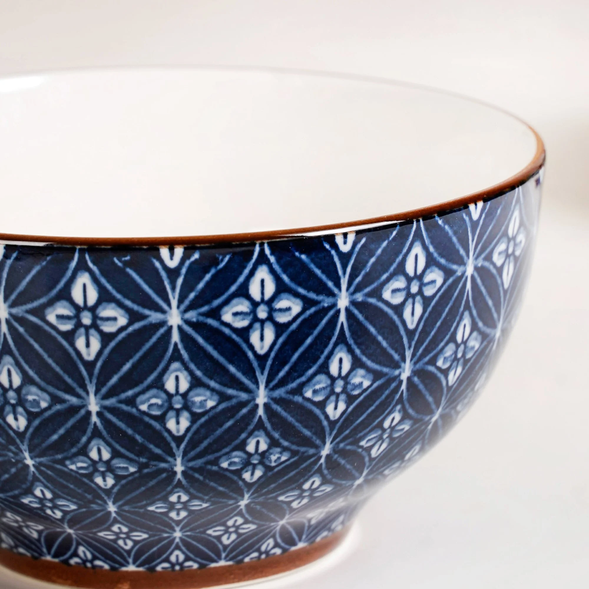 Indigo Ceramic Snack Bowl Set Of 6 350ml - Image 7