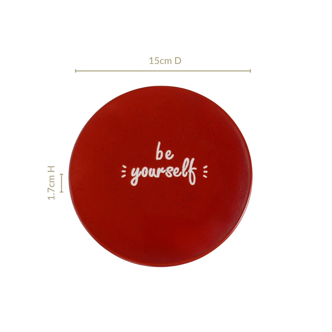 Inspiration Quotes Small Plate Set Of 4 15cm - Image 4