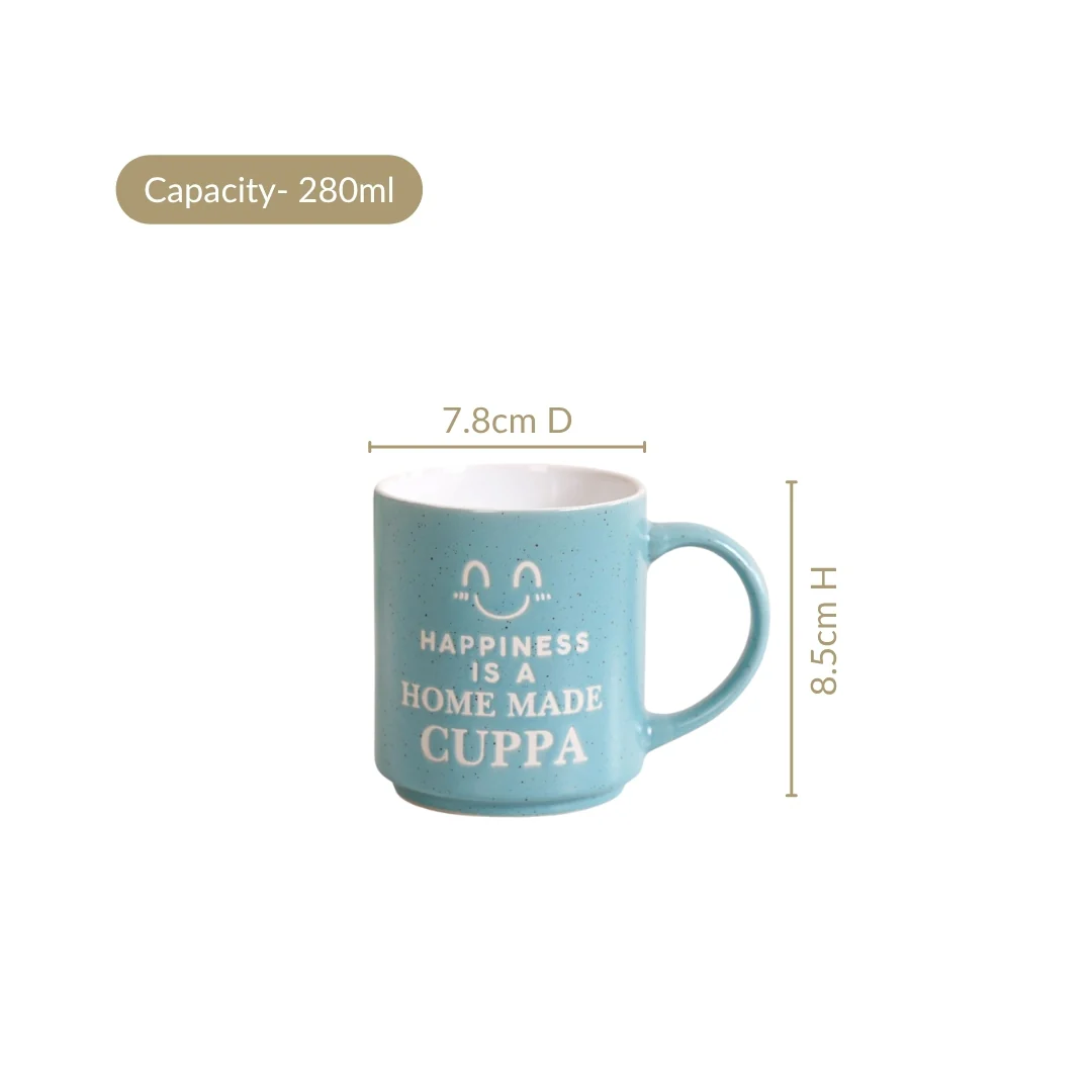 Inspiring Stackable Mug Set Of 4 280ml - Image 4