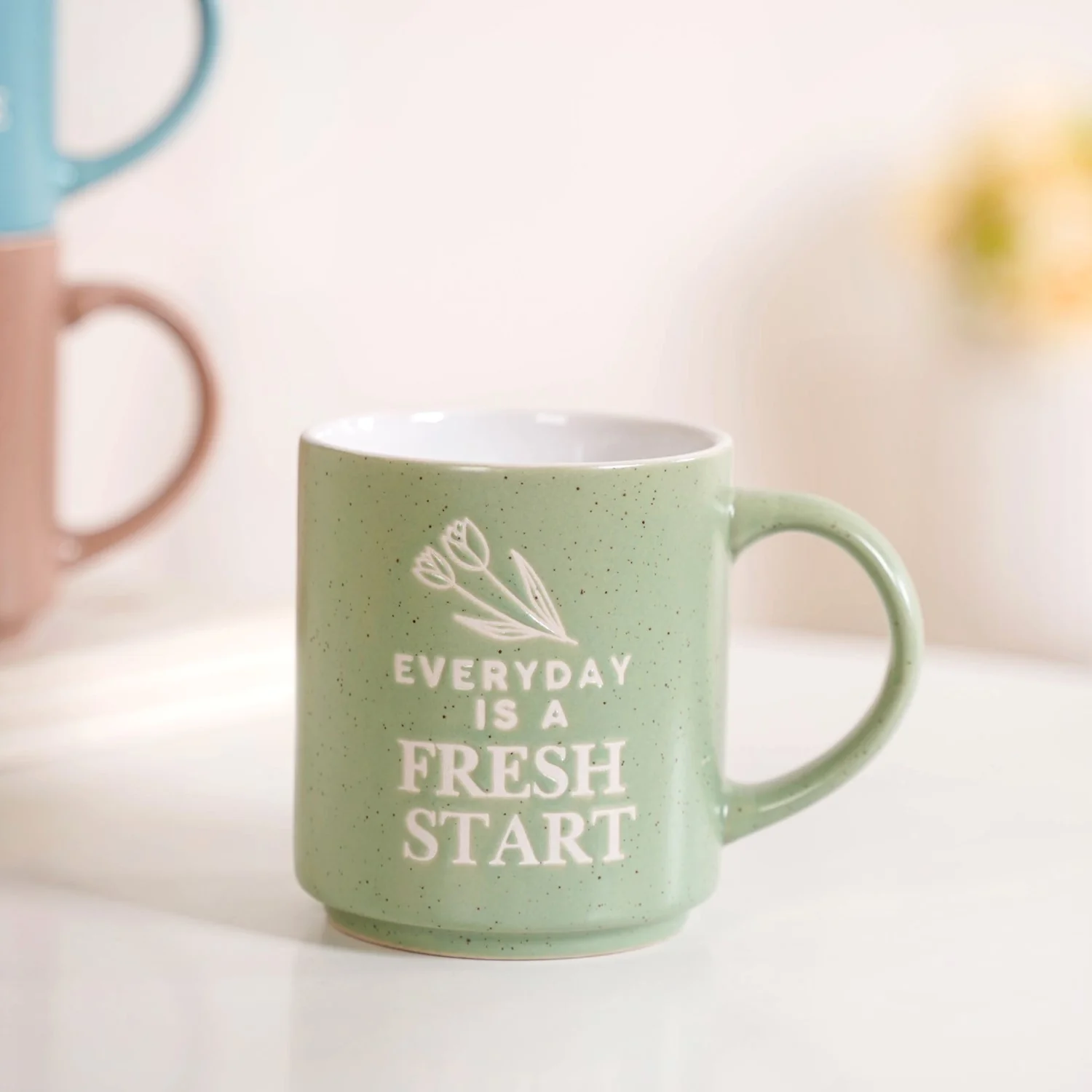 Inspiring Stackable Mug Set Of 4 280ml - Image 9