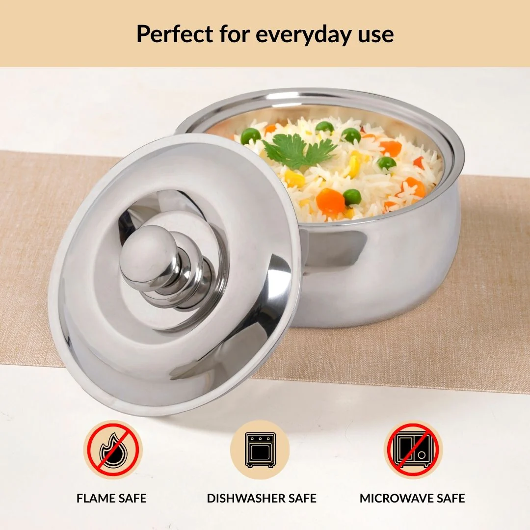 Insulated Stainless Steel Hot Pot 2100ml - Image 8