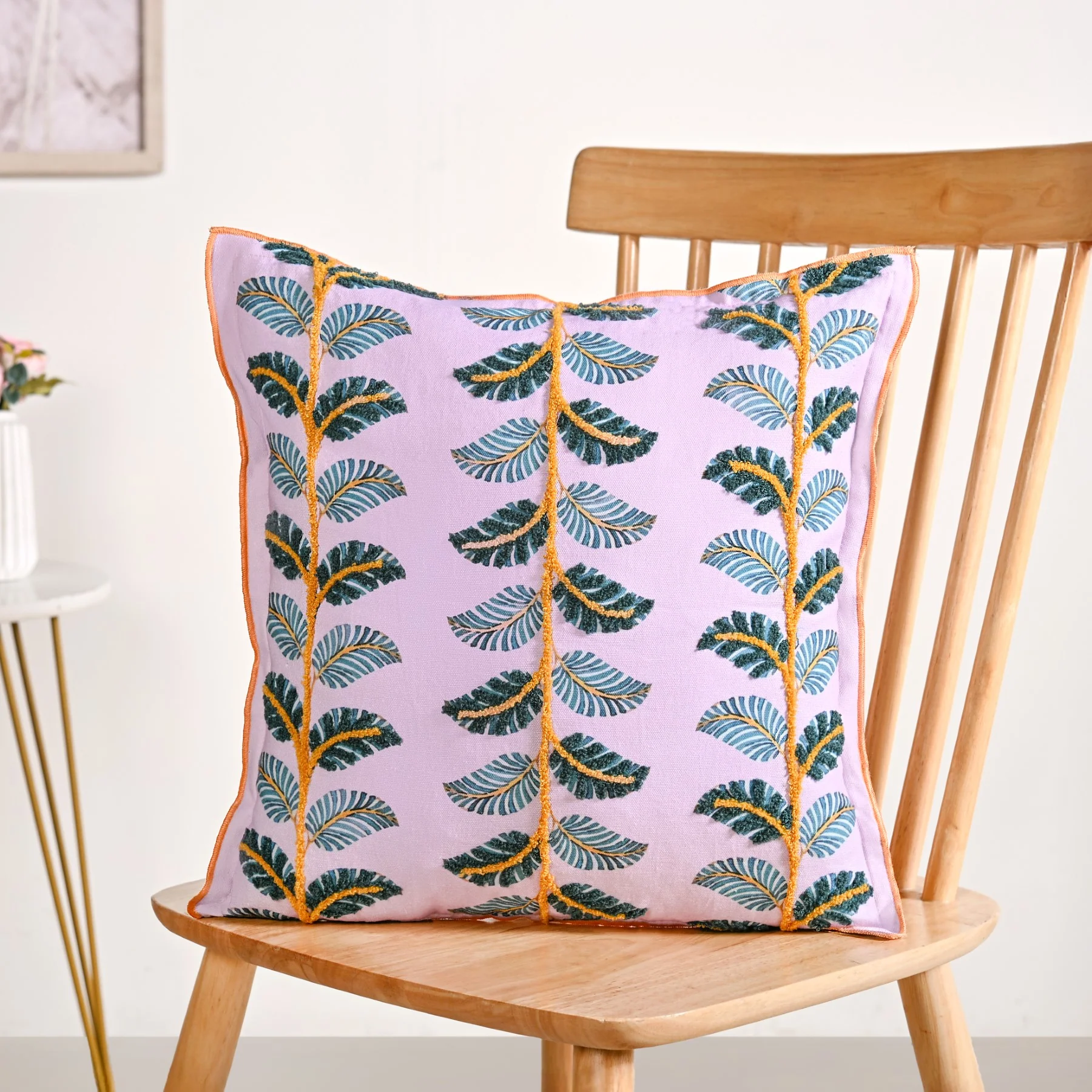 Bloom Era Ivy Cotton Cushion Cover 43x43cm - Image 6
