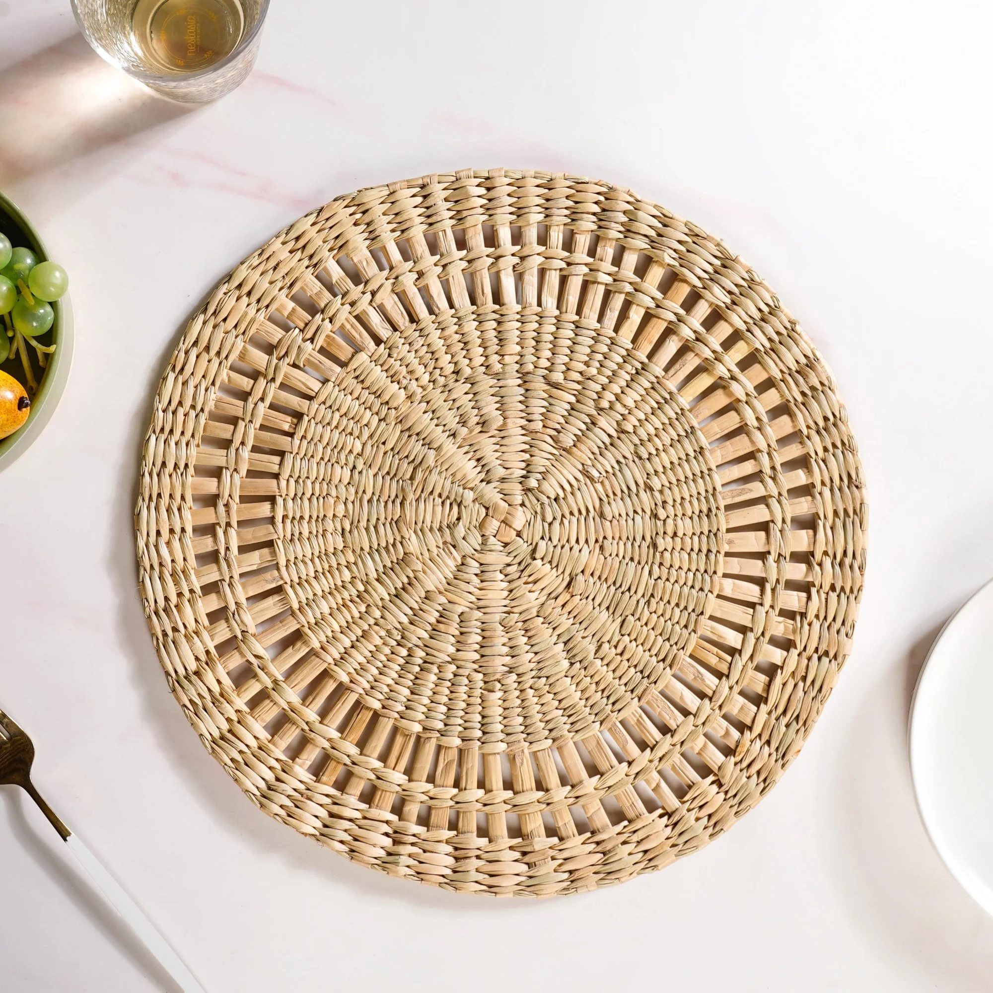 Kauna Sustainable Handmade Table Mat Set Of 2 34cm - Image 7