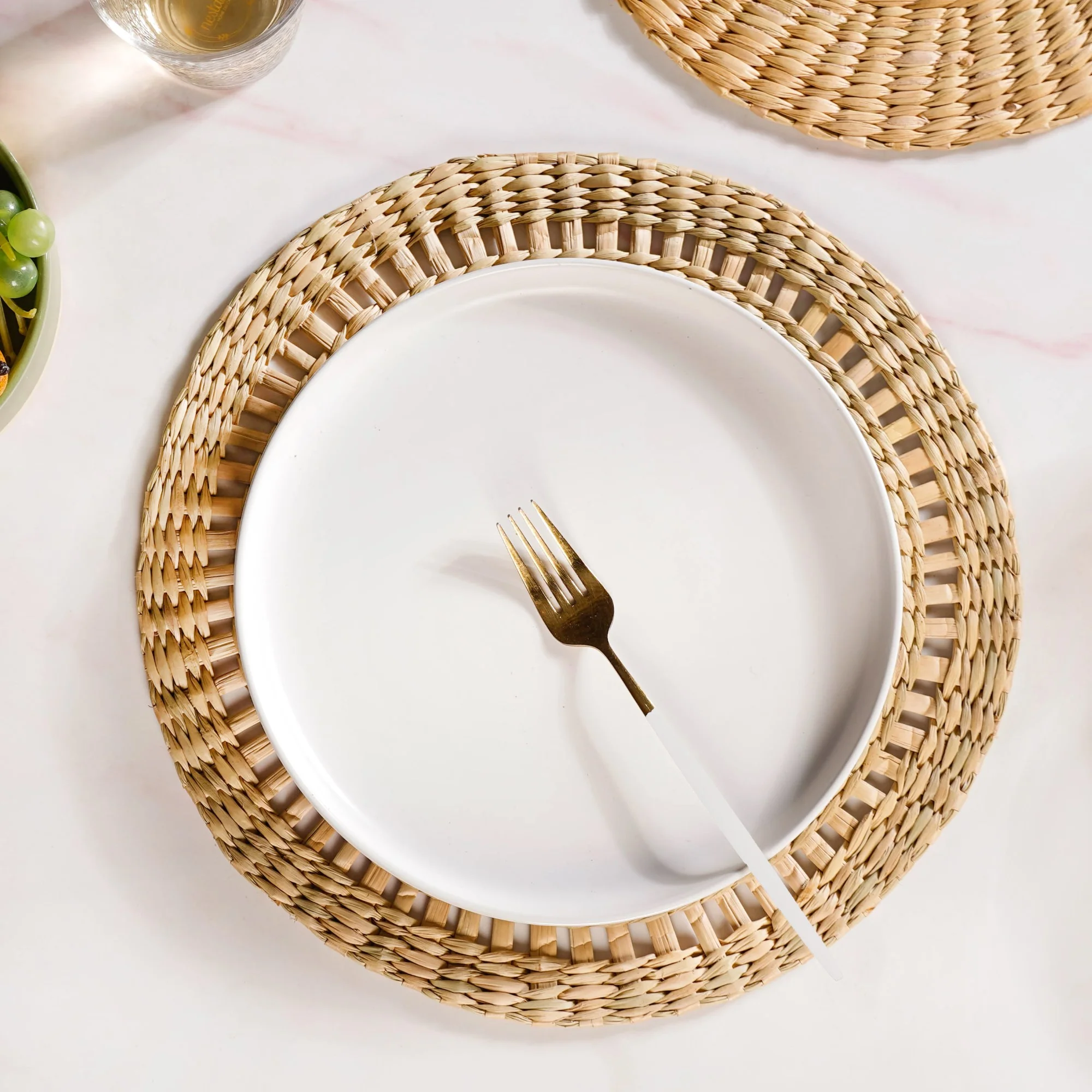 Kauna Sustainable Handmade Table Mat Set Of 2 34cm - Image 8