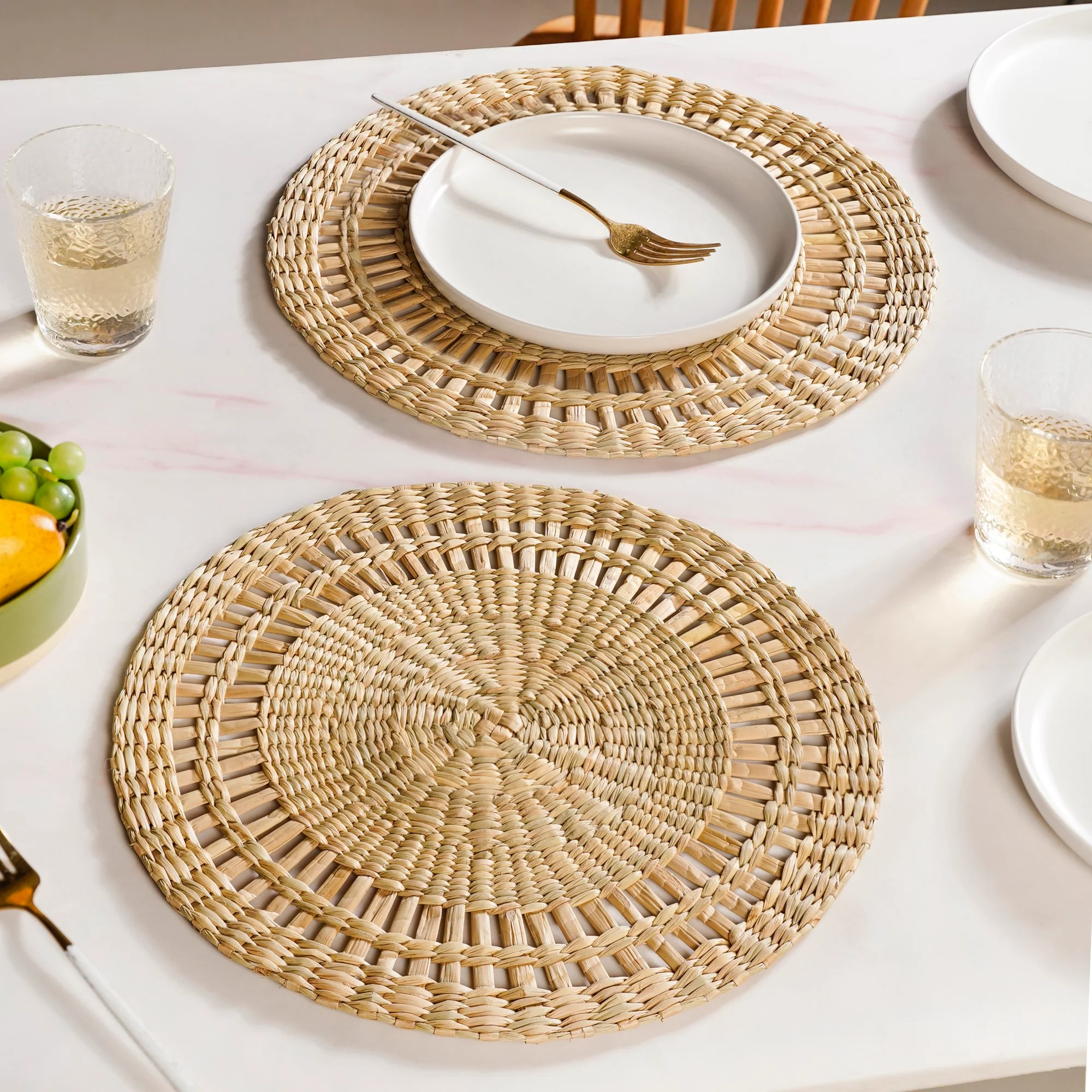 Kauna Sustainable Handmade Table Mat Set Of 2 34cm - Image 9