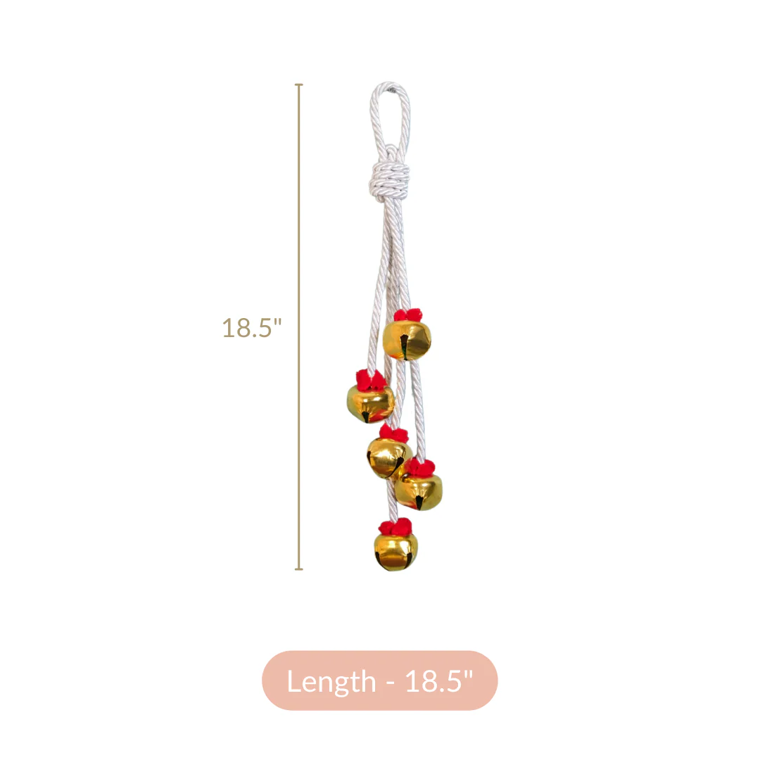Knotted Wall Hanging With Five Bells - Image 5