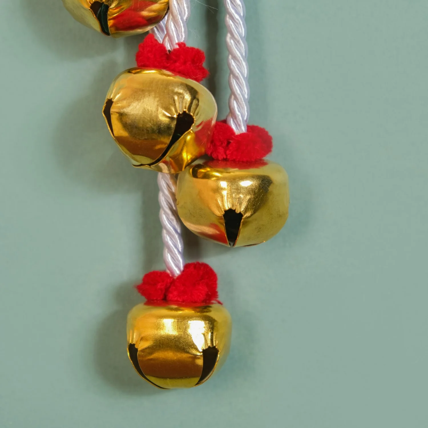 Knotted Wall Hanging With Five Bells - Image 6
