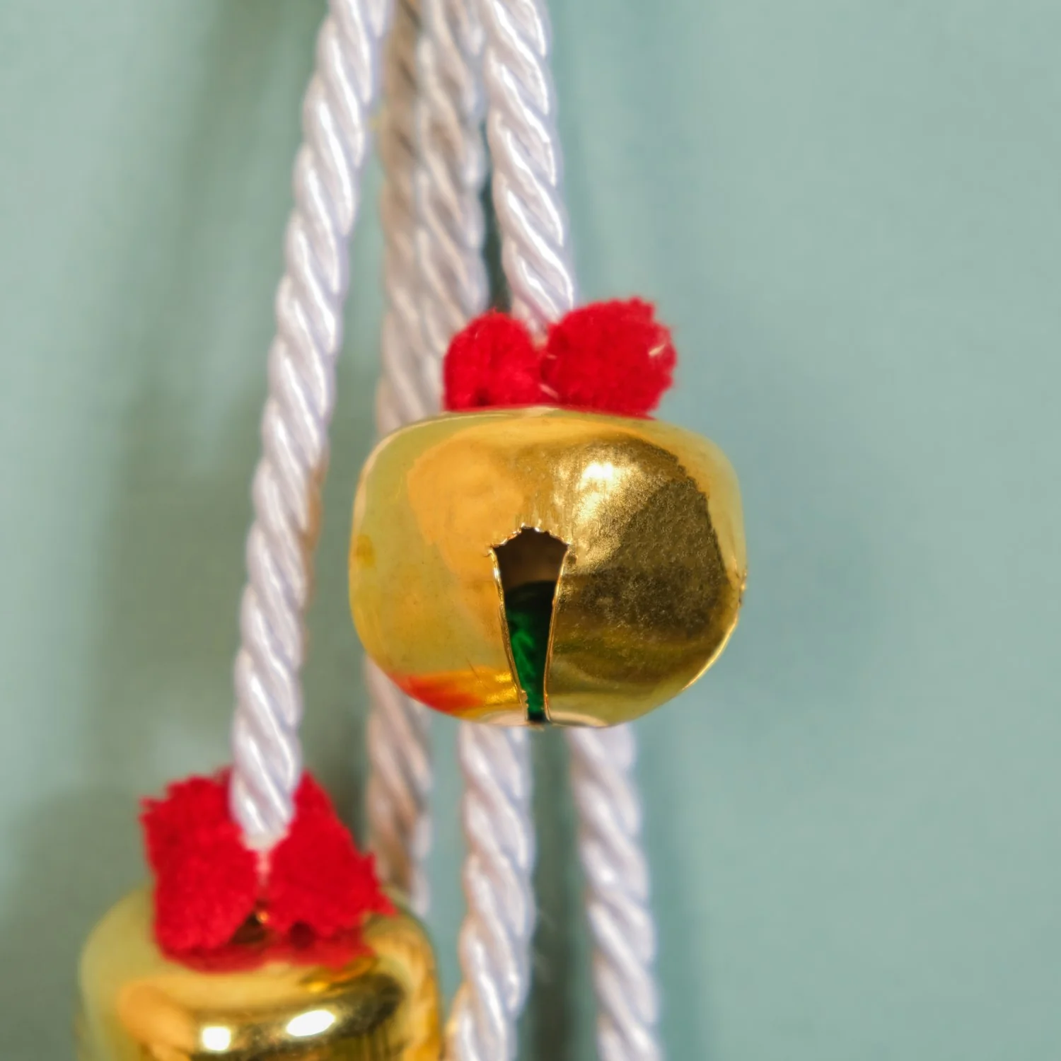 Knotted Wall Hanging With Five Bells - Image 7