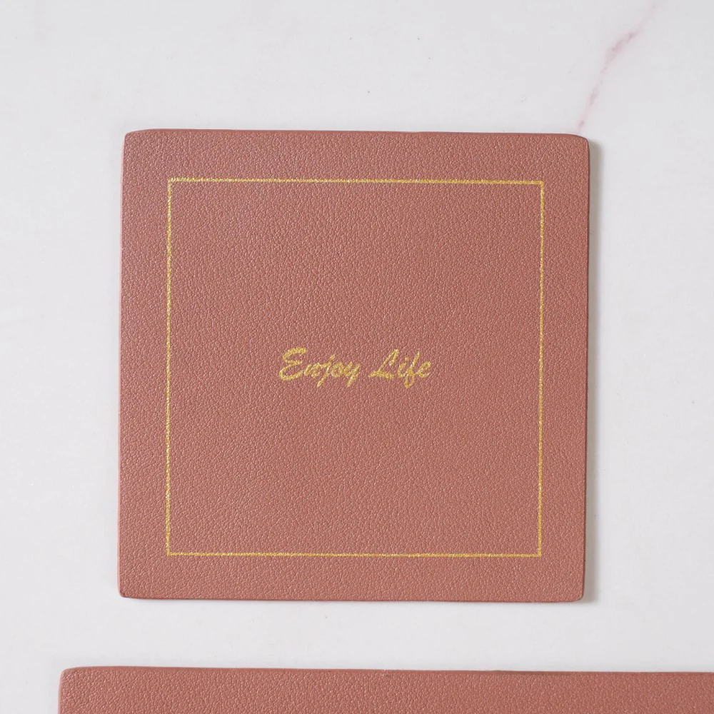 Leather Placemat And Coaster Set of 2 - Image 7