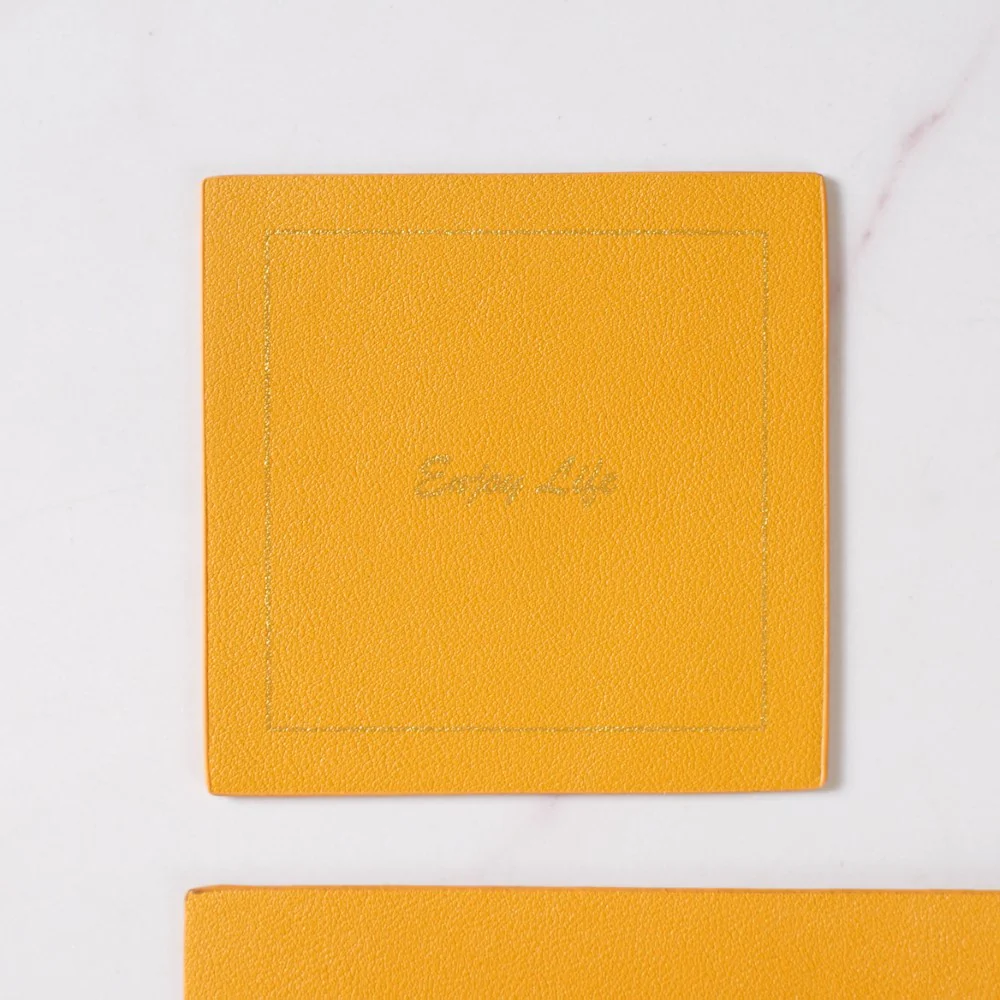 Leather Placemat And Coaster Set of 2 - Image 8