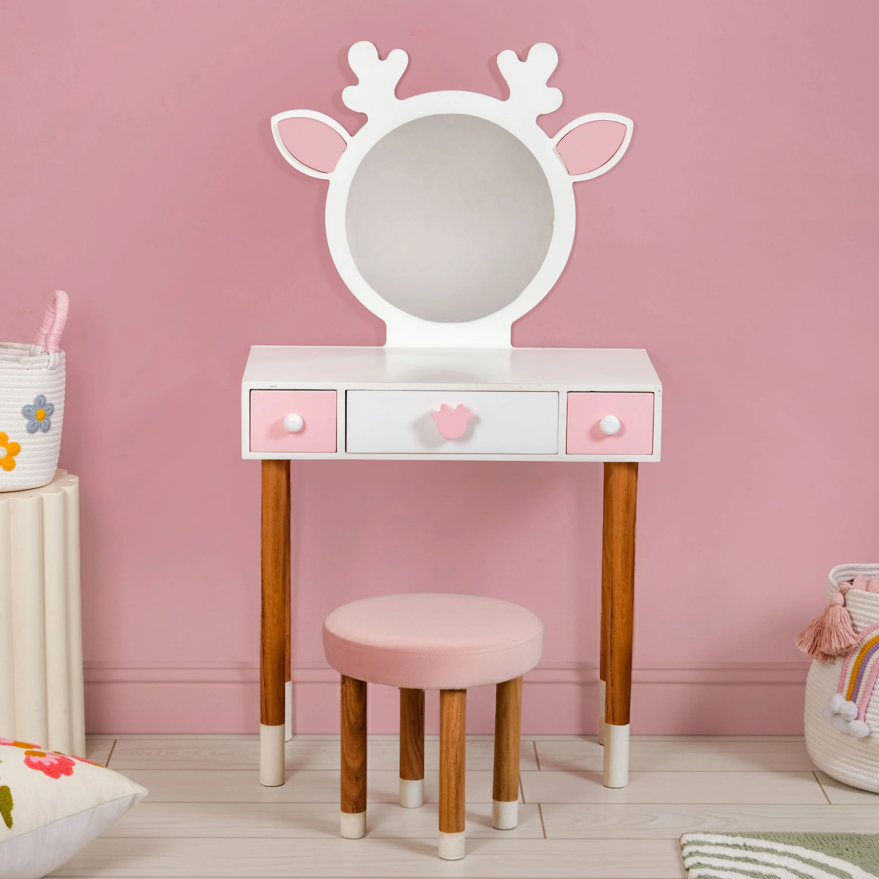 Little Deer Pretend Play Dressing Table Set - Image 11