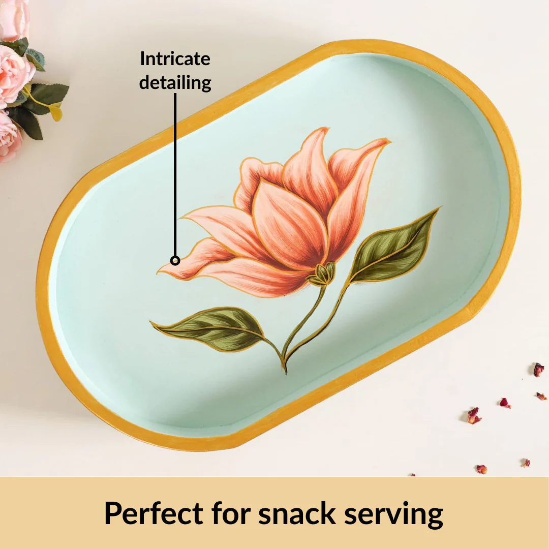 Lotus Royale Hand Painted Capsule Tray - Image 6