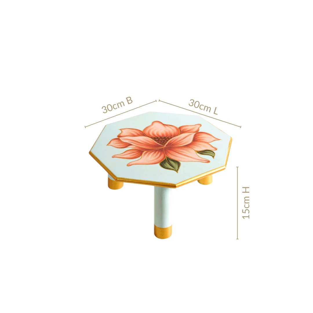 Lotus Royale Mango Wood Octagon Riser - Image 4