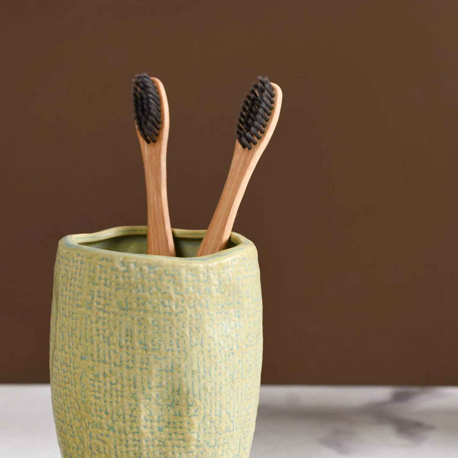 Lush Ceramic Bath Set Of 2 Lime Green - Image 8