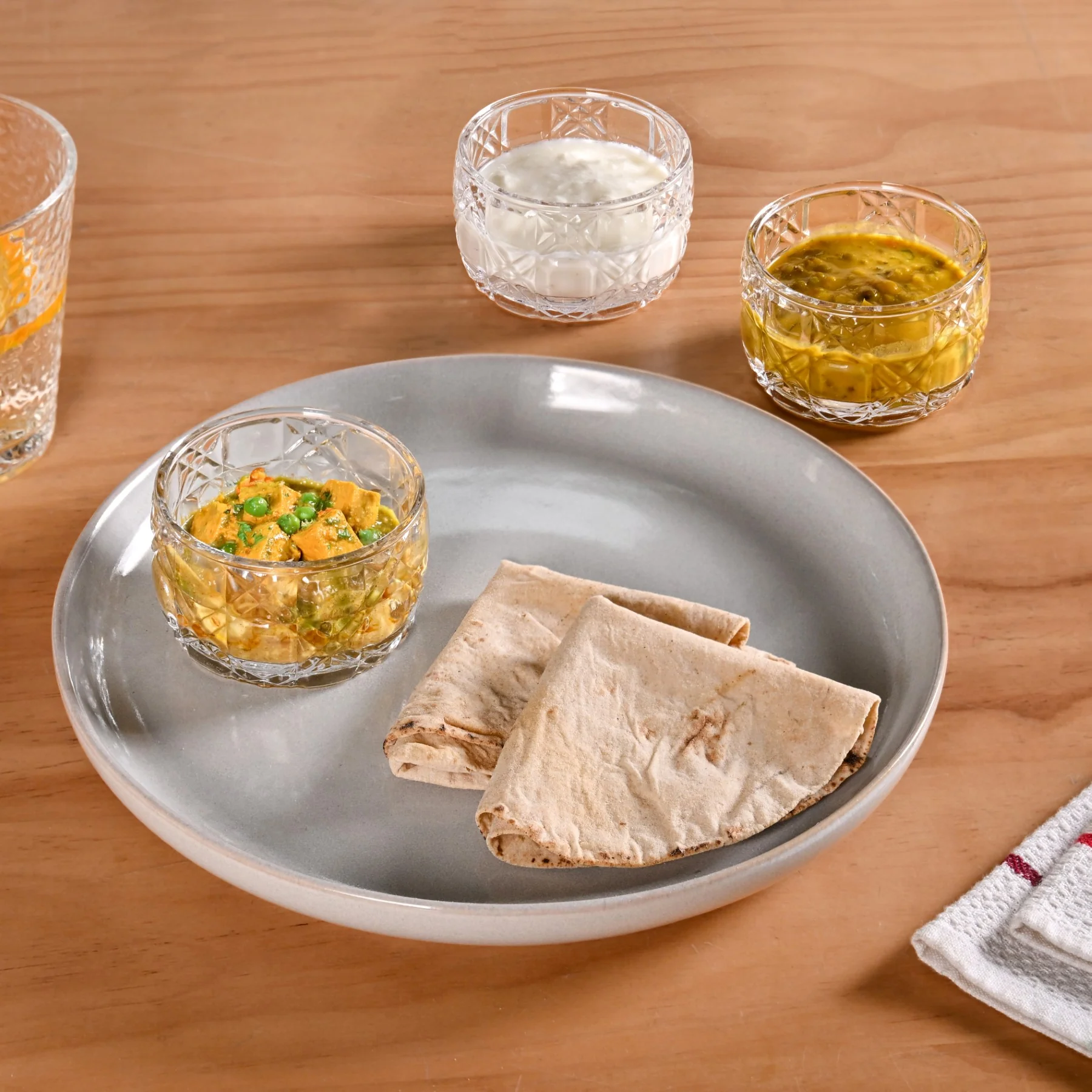 Luxury Embossed Glass Bowl Set Of 6 160ml - Image 8