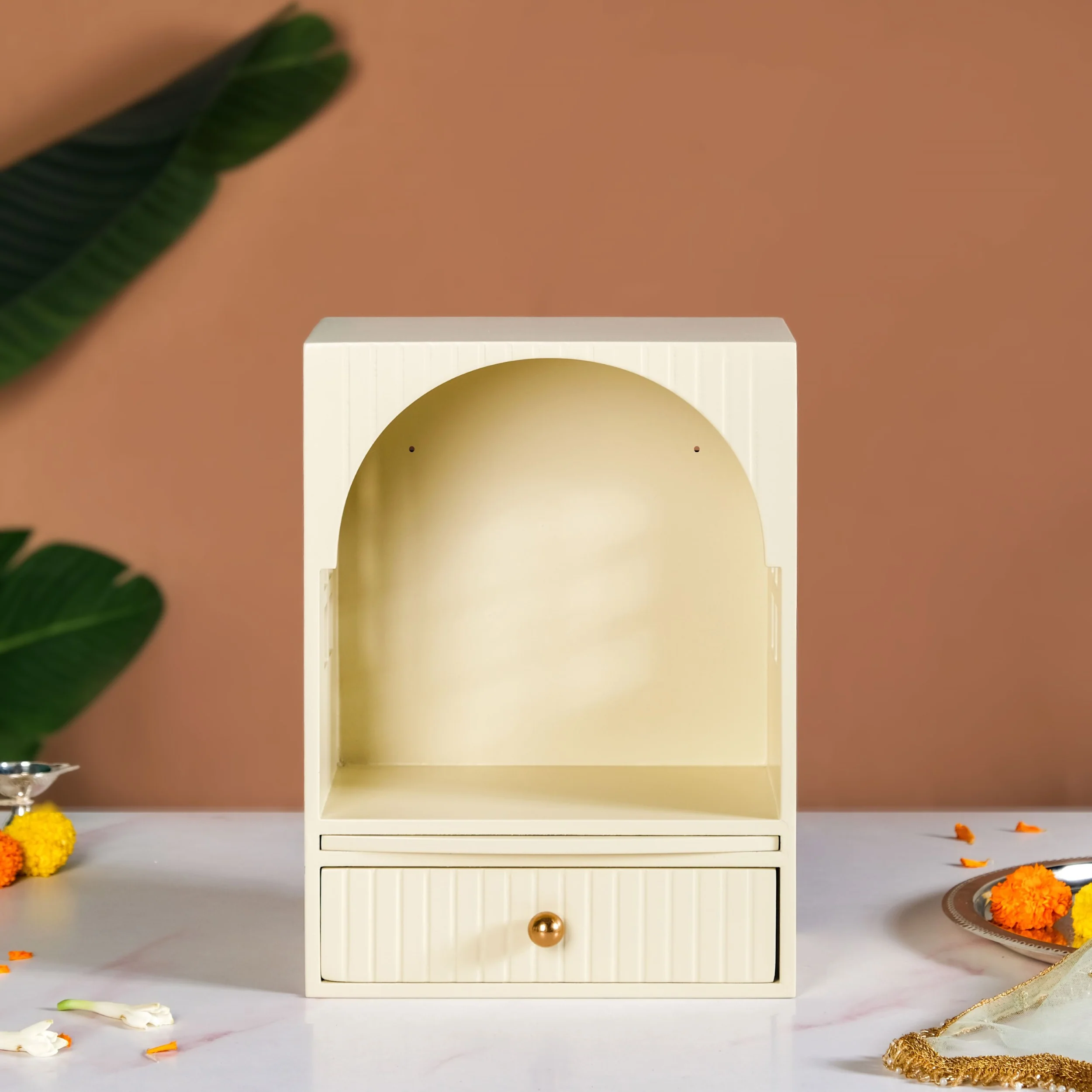Mahima Pooja Mandir For Home And Office Small 23x13x31cm - Image 3