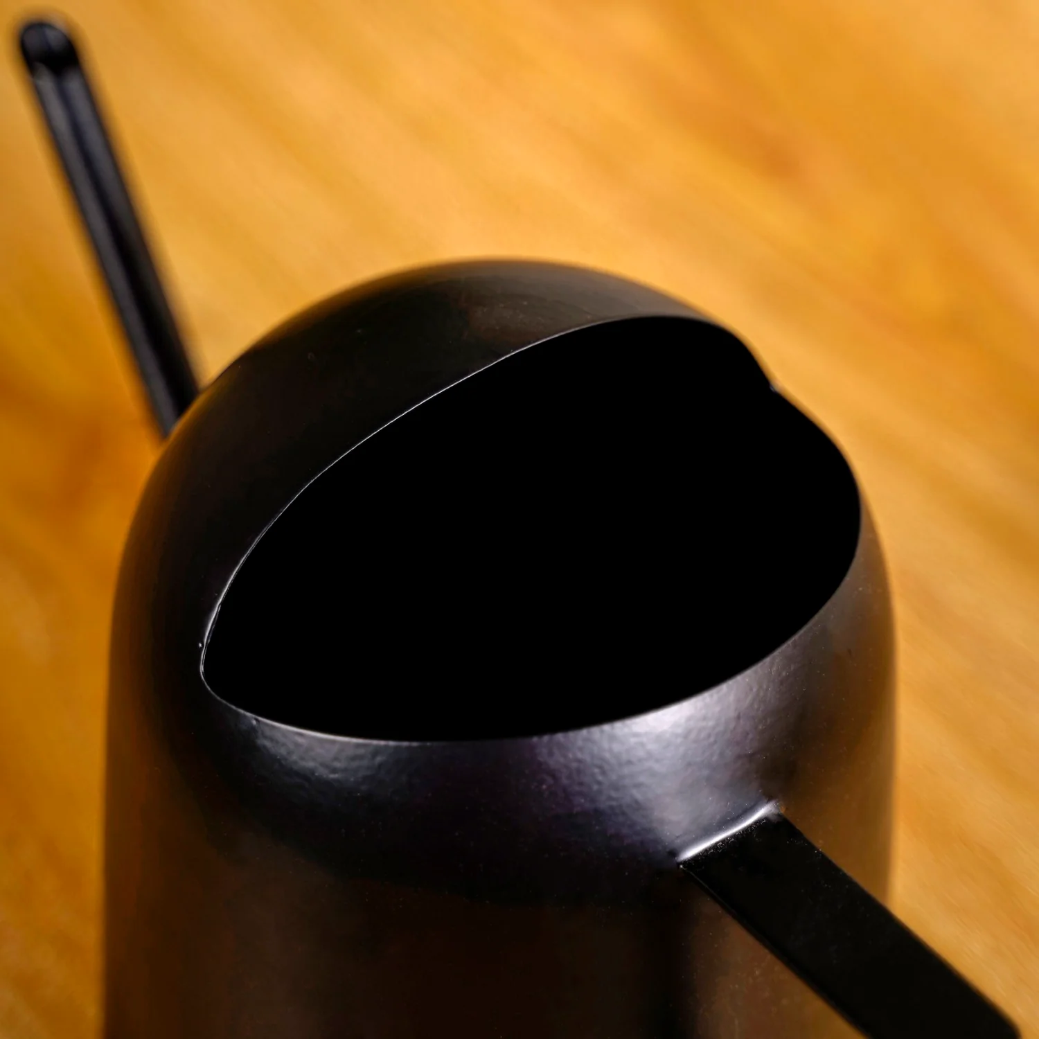 Matte Finish Metal Watering Can For Plants Black - Image 7