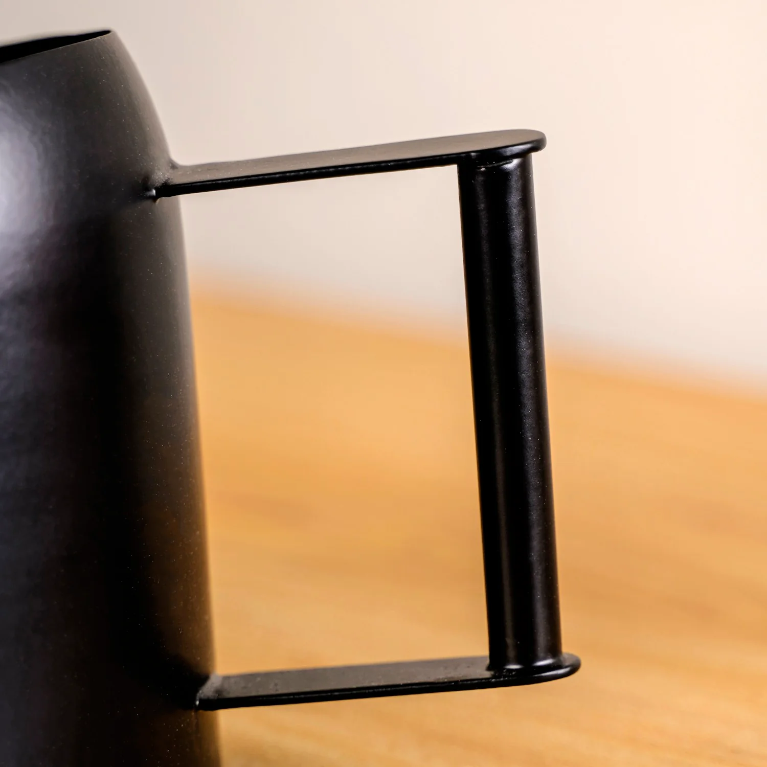 Matte Finish Metal Watering Can For Plants Black - Image 8