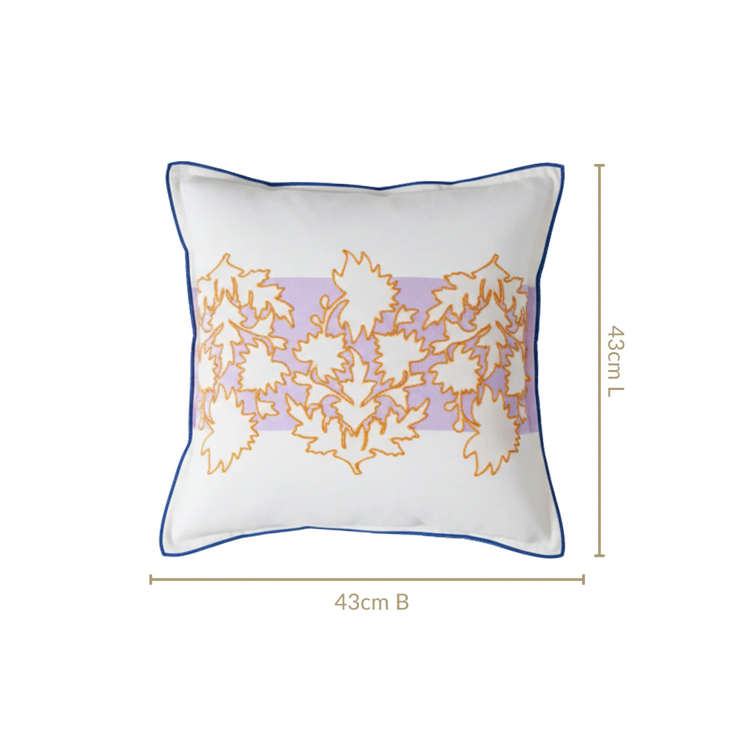 Bloom Era Meadow Cotton Cushion Cover 43x43cm - Image 3