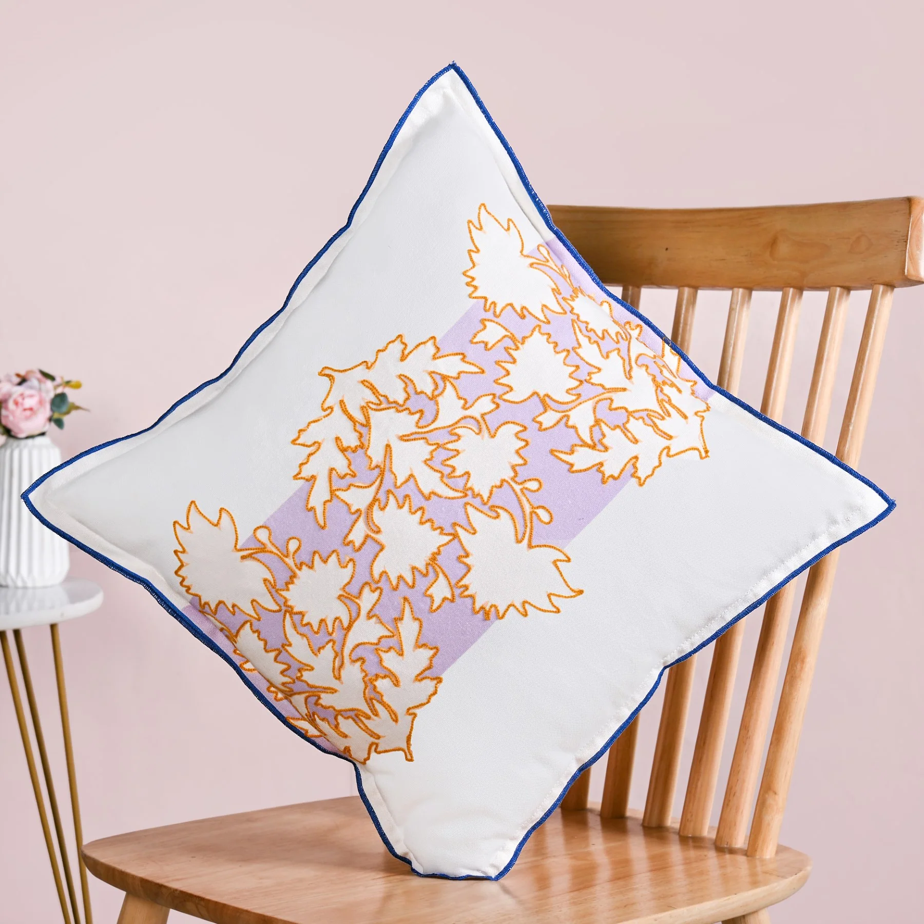 Bloom Era Meadow Cotton Cushion Cover 43x43cm - Image 6