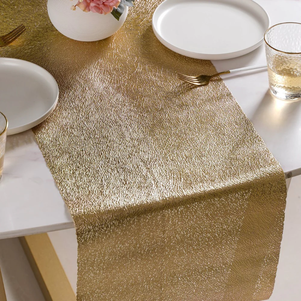 Mesh Table Runner Gold 58 x13 Inch - Image 6