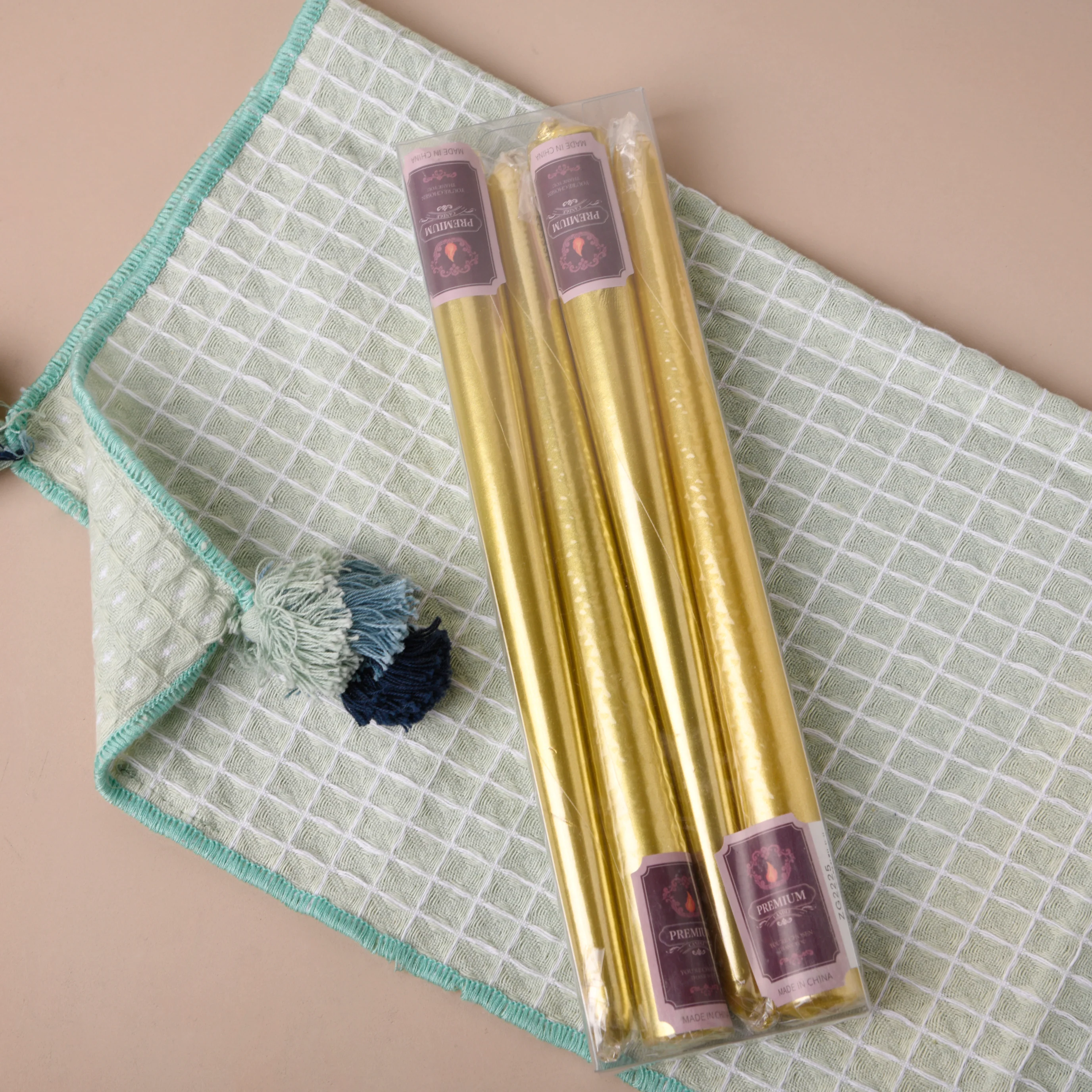 Metallic Candle Set of 4 - Image 5