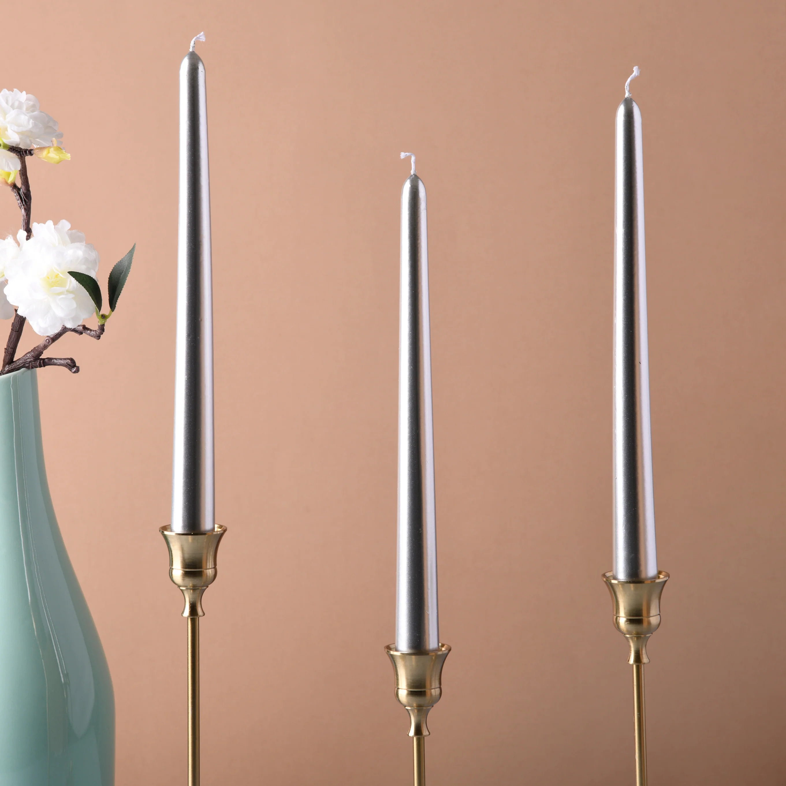 Metallic Candle Set of 4 - Image 8