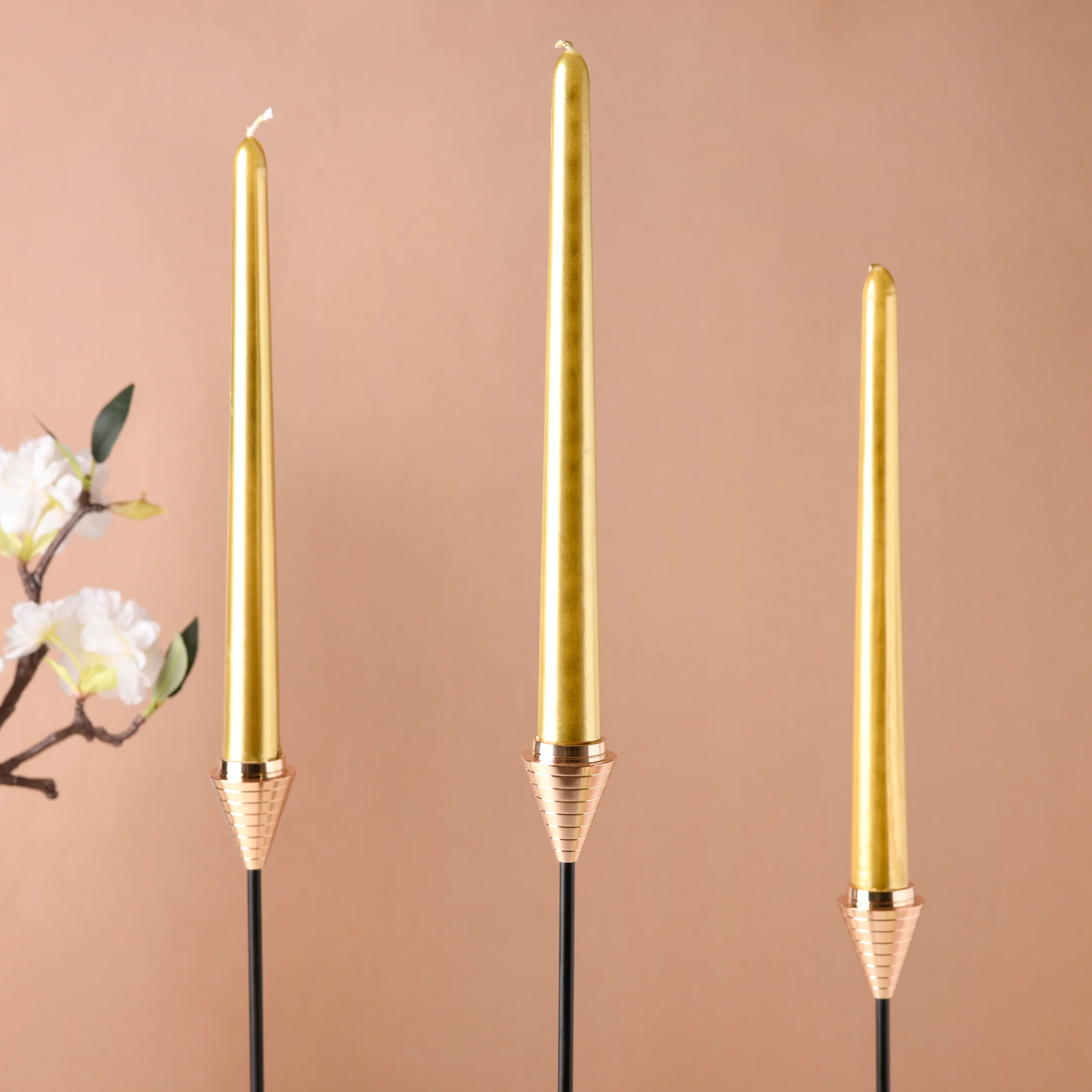 Metallic Candle Set of 4 - Image 9