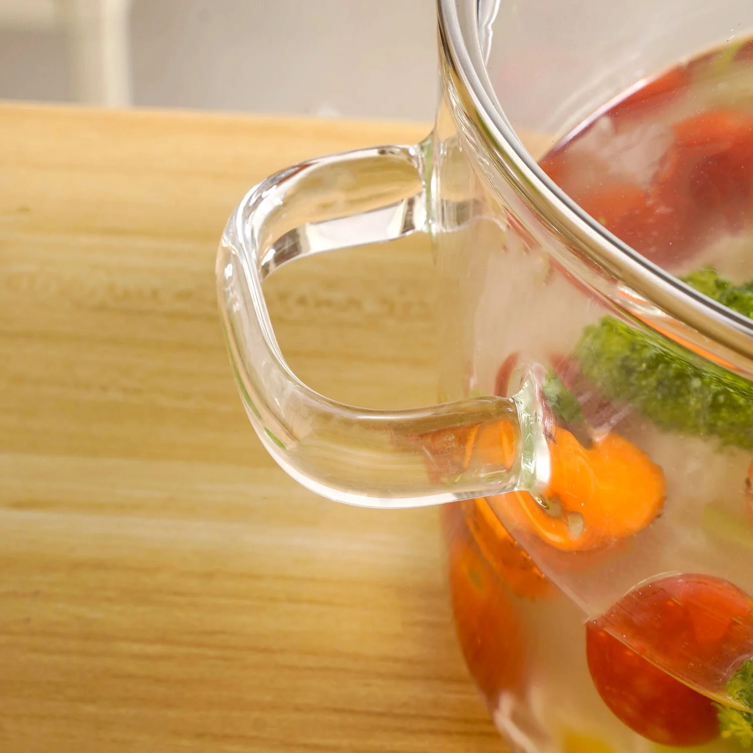 Minimalist Borosilicate Glass Cooking Pot With Lid 3200ml - Image 7
