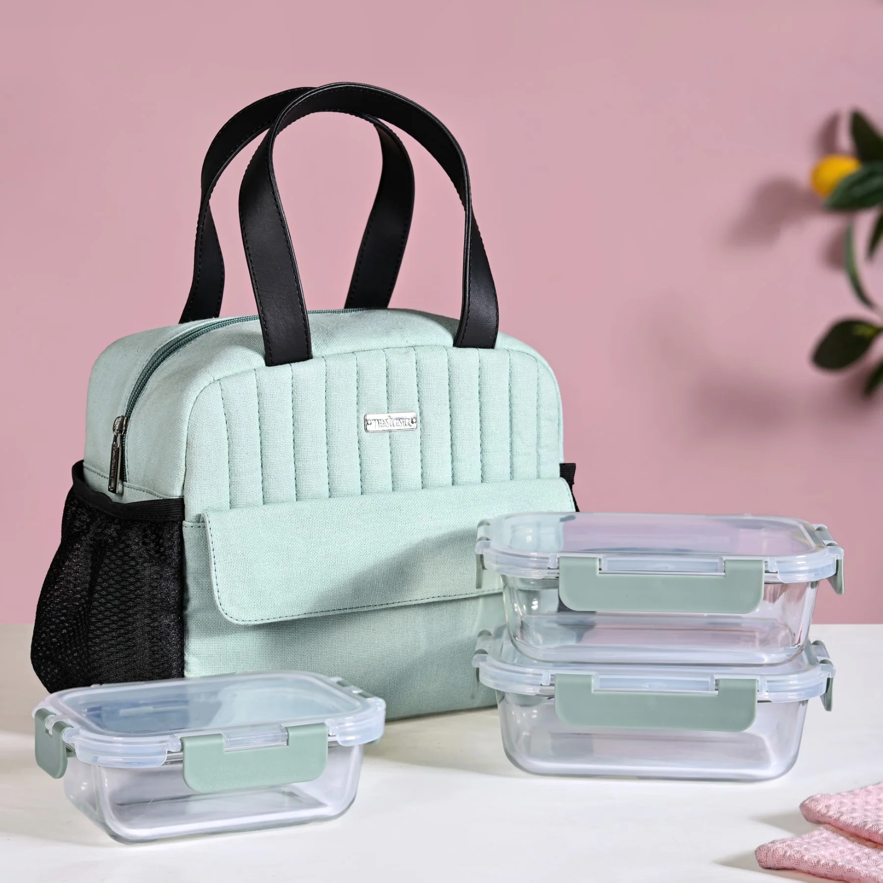 Mint Insulated Lunch Bag - Image 9