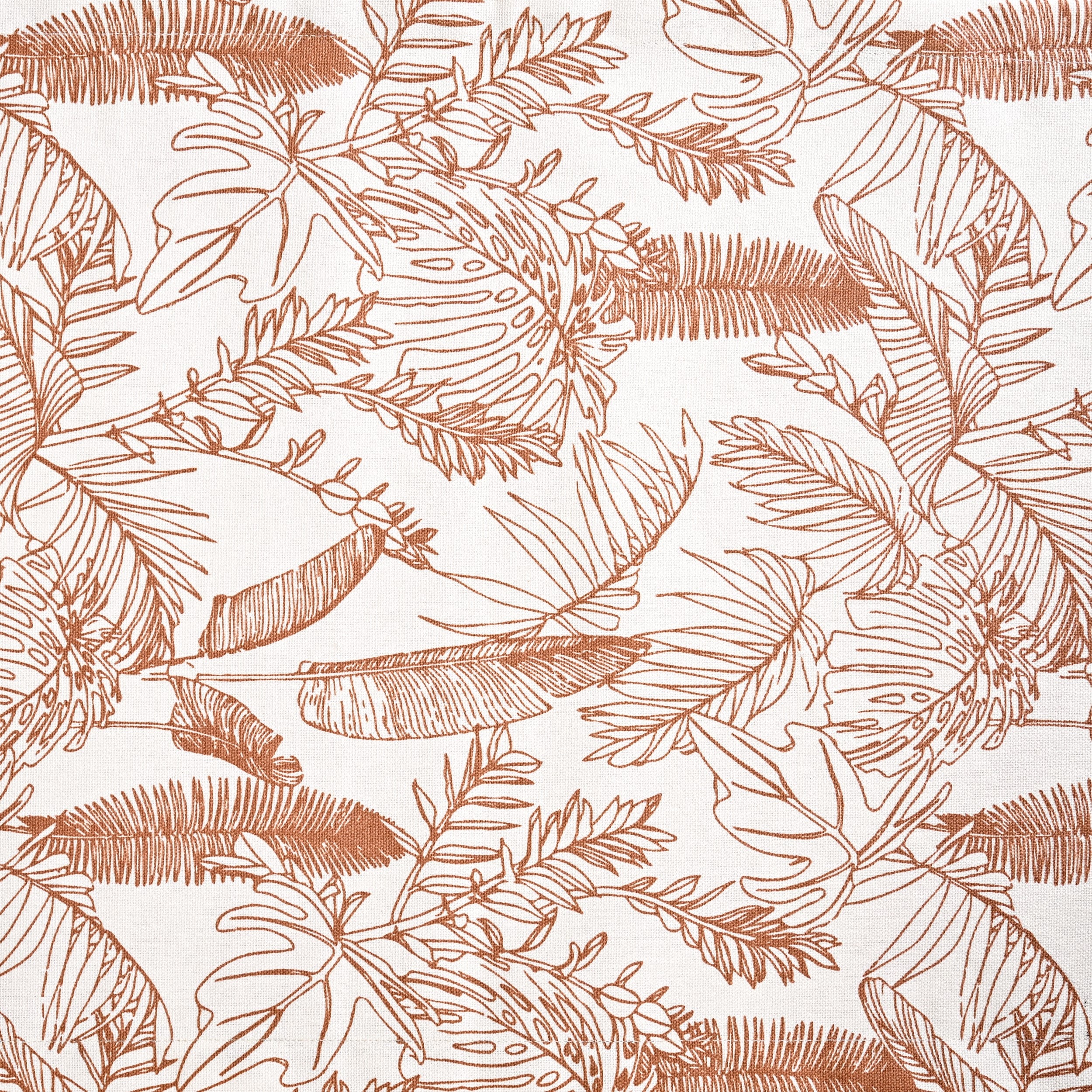 Mocha Fern Table Runner 6 Seater 185x35cm - Image 7