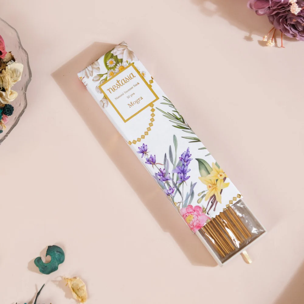 Mogra Scented Incense Sticks Pack Of 50 - Image 3