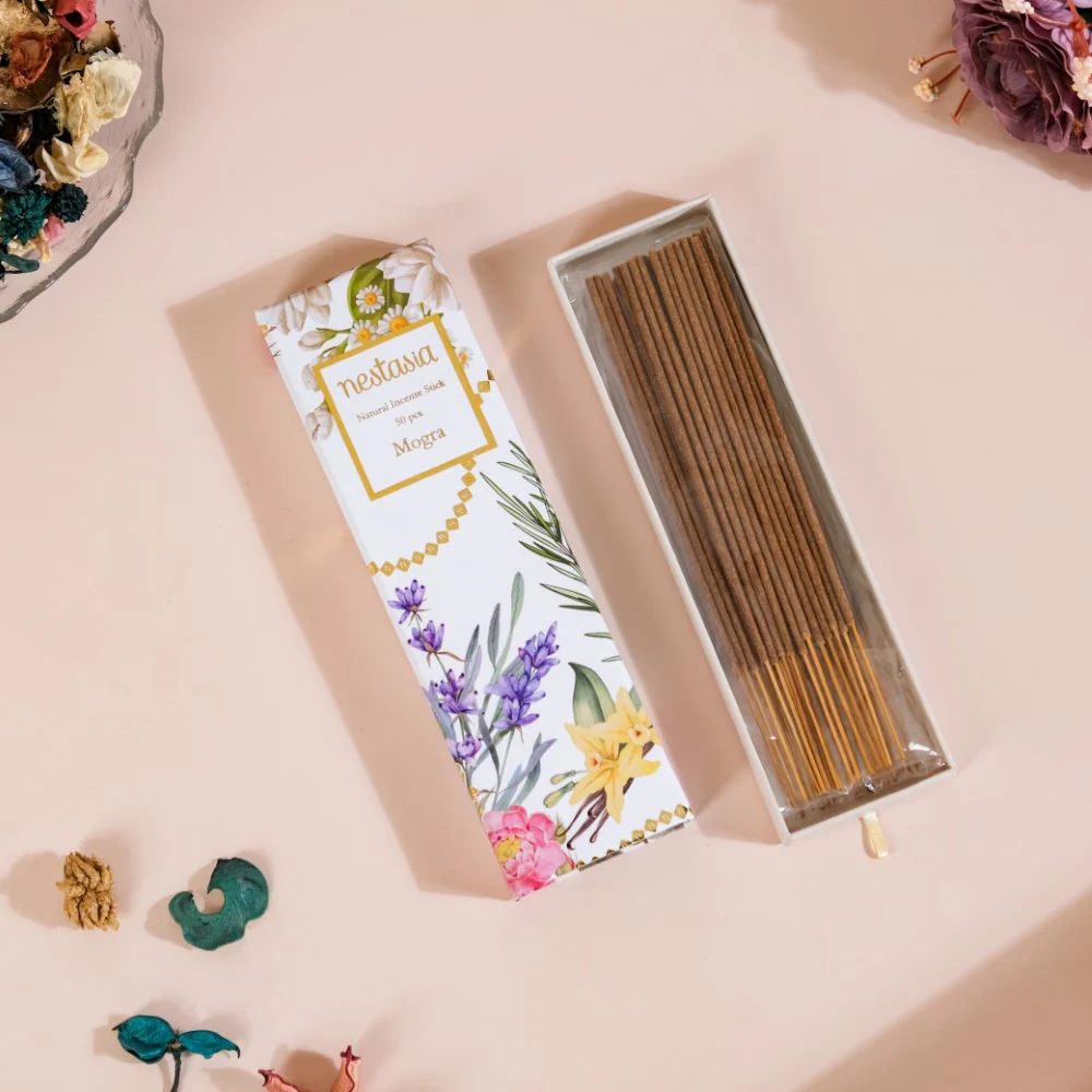 Mogra Scented Incense Sticks Pack Of 50 - Image 6