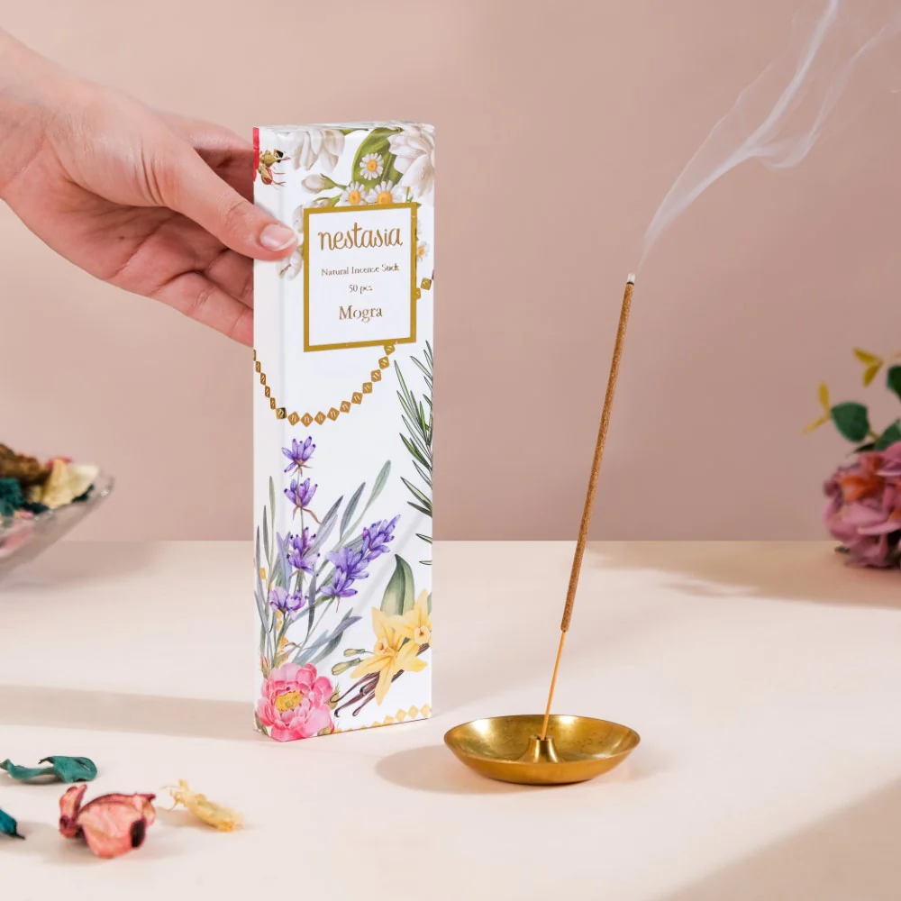 Mogra Scented Incense Sticks Pack Of 50 - Image 7