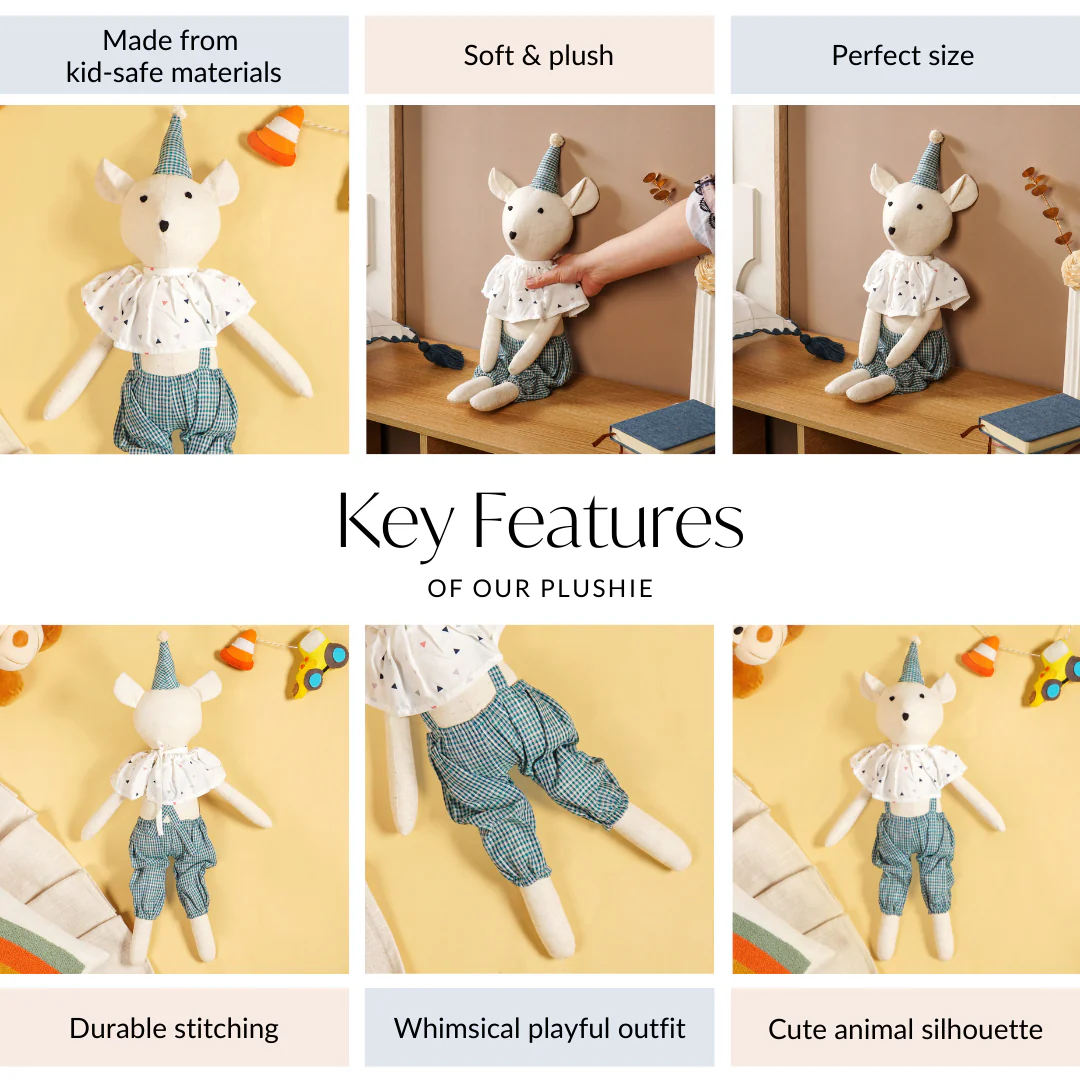 Mouse Soft Toy For Kids - Image 4