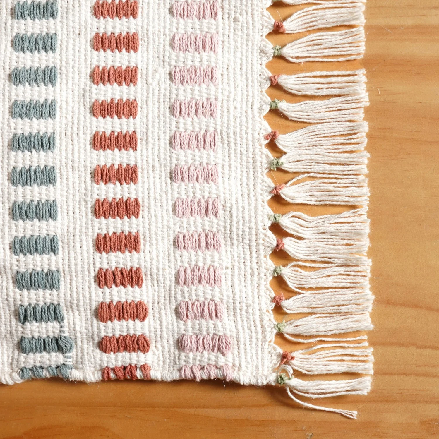 Multicoloured Cotton Placemat Set Of 6 - Image 6