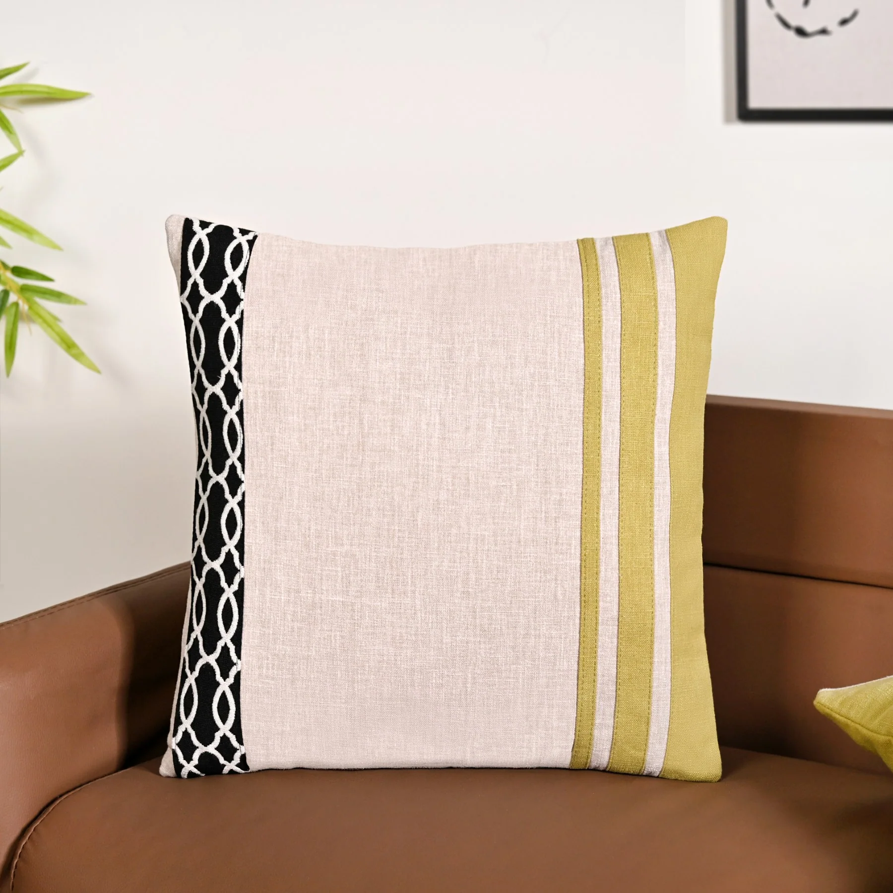 Natures Palette Cotton Cushion Cover Set Of 3 40x40cm - Image 6