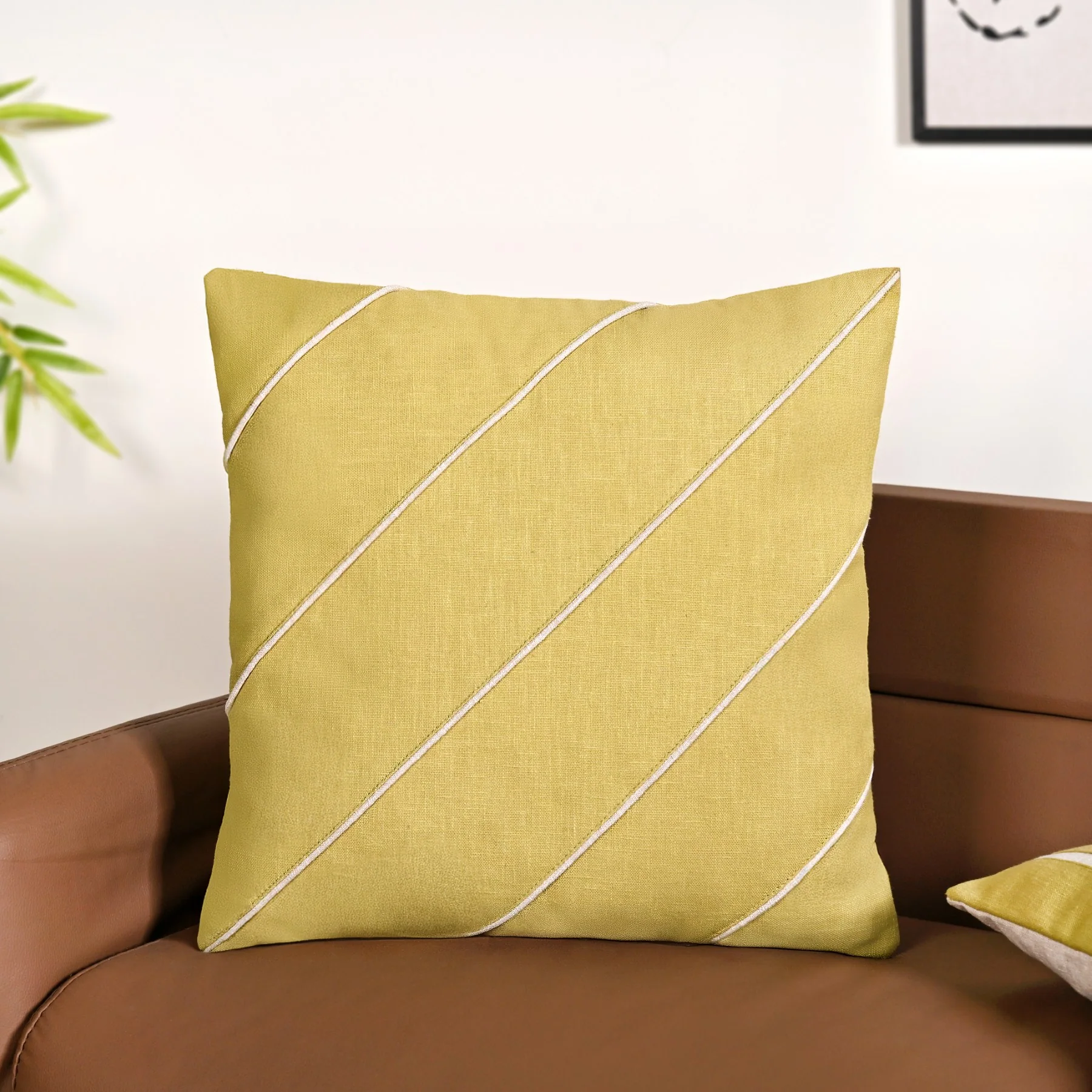 Natures Palette Cotton Cushion Cover Set Of 3 40x40cm - Image 7