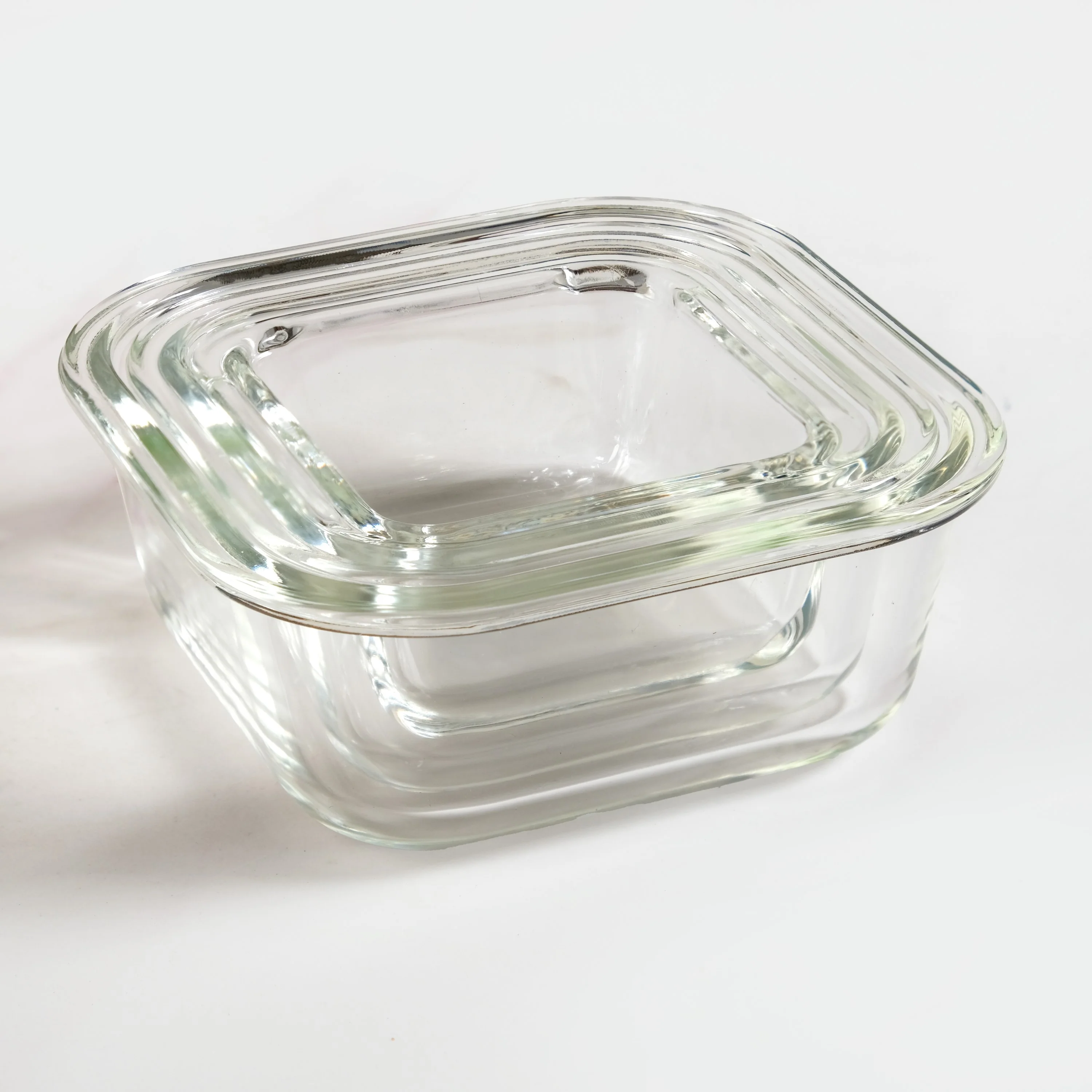 Nestro Airtight Containers Set Of 3 Square Beige 160ml 300ml 500ml - Image 7