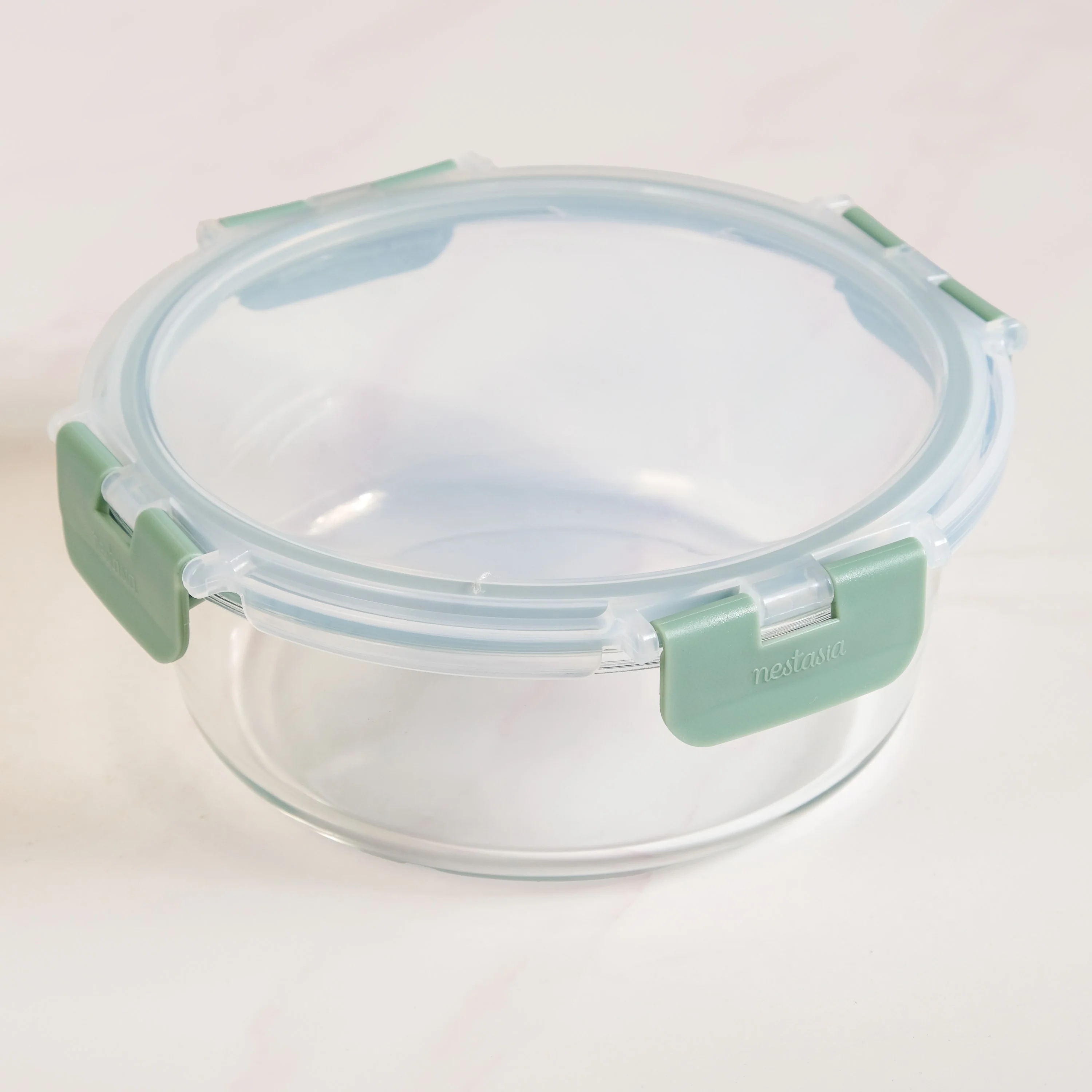 Nestro Pro Airtight Containers Set Of 4 Round Sage Green 215ml 400ml 600ml 950ml - Image 8