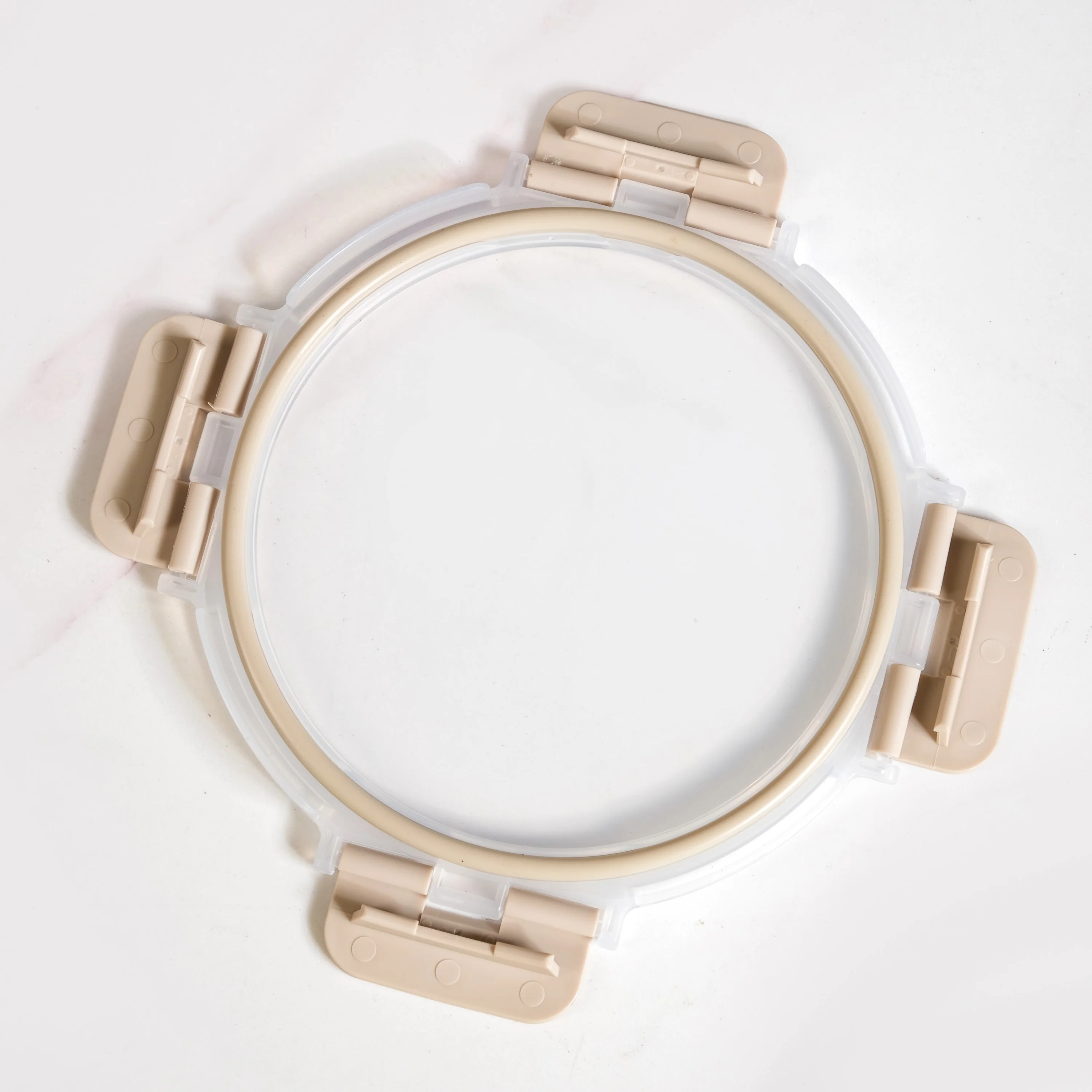 Nestro Pro Clip Lock Box Set Of 4 Round Beige 215ml 400ml 600ml 950ml - Image 7